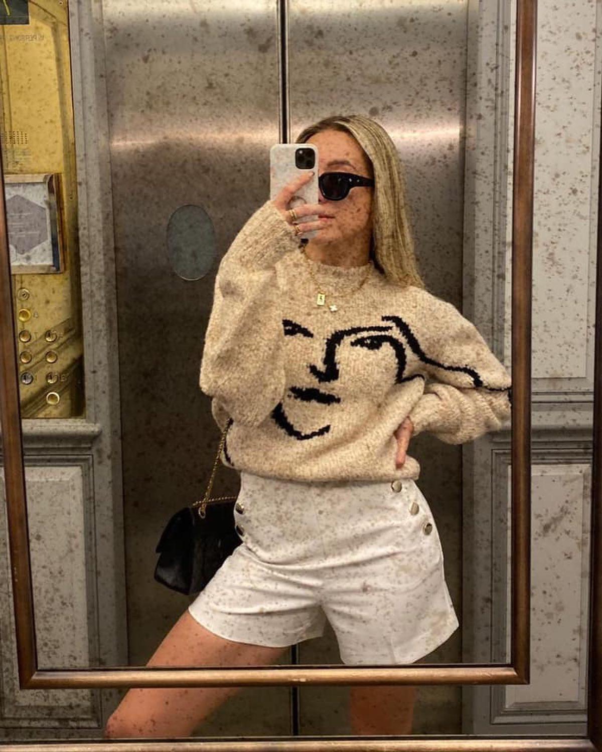 프린트 니트가 대세💟😏 이미지6