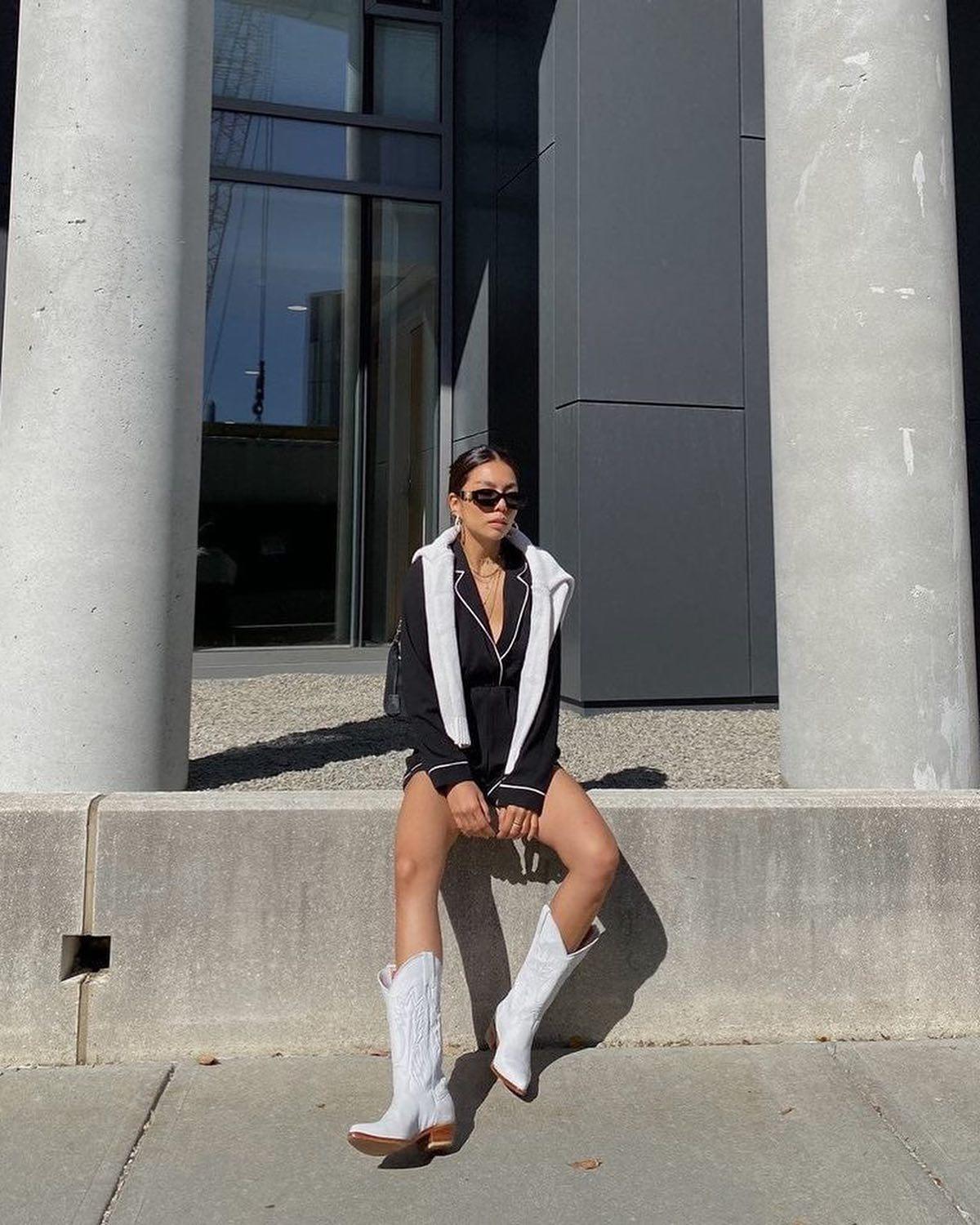 화이트 카우보이부츠 모아보기🤠 이미지2