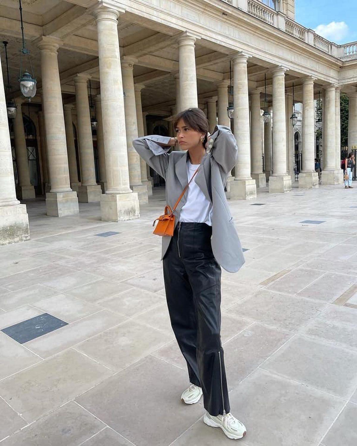 가죽바지 하나로 패피😎🖤 이미지2