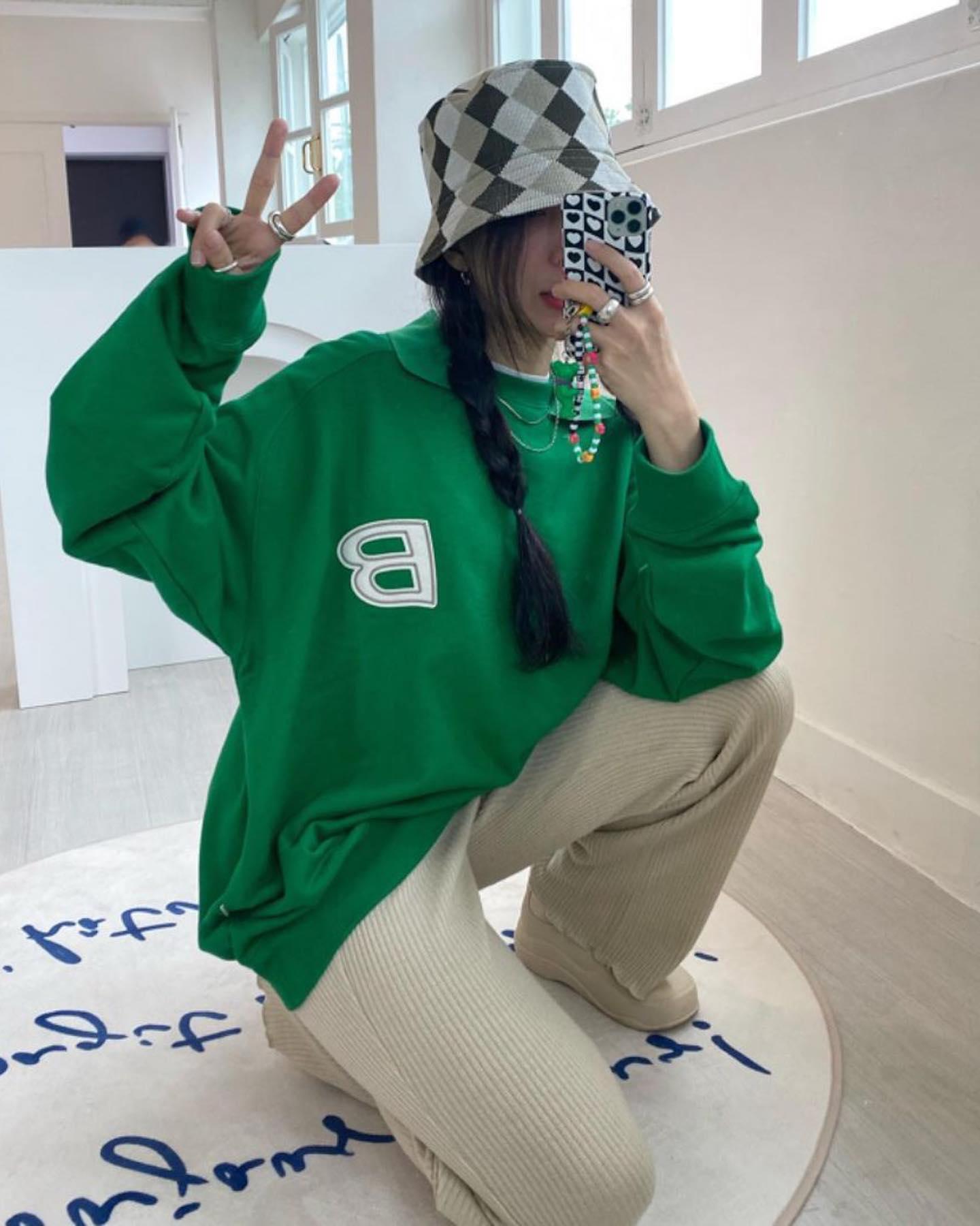 그린스웻룩💚💚초록이들 참고해 이미지4