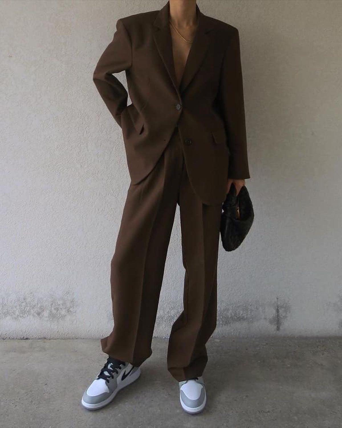 셋업에 운동화 신기🤎🤍 이미지5