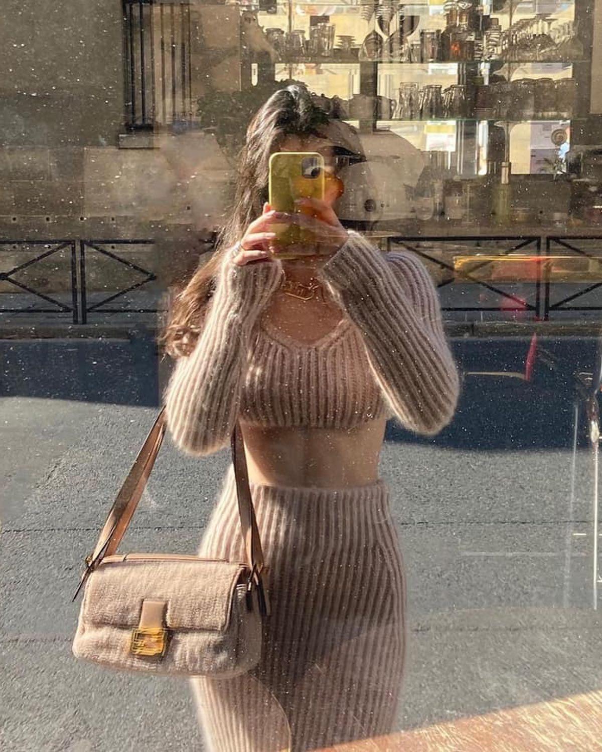 니트 세트로 입어버리기💛🤎 이미지1