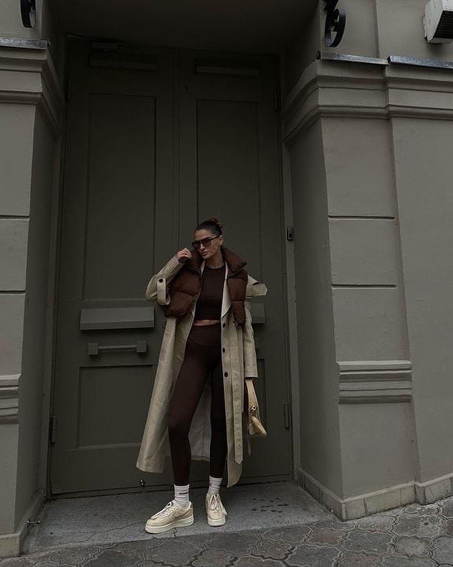 운동복 위에 코트입기🤎🏃🏻‍♀️ 이미지3