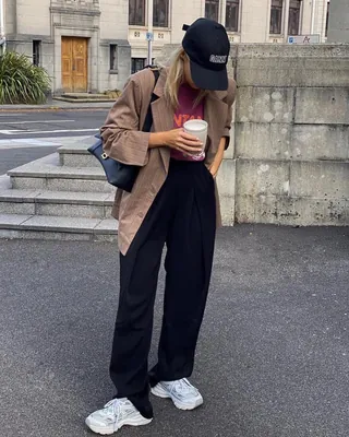 요즘 자켓 코디법🧚🏻♀️🤎🖤 이미지