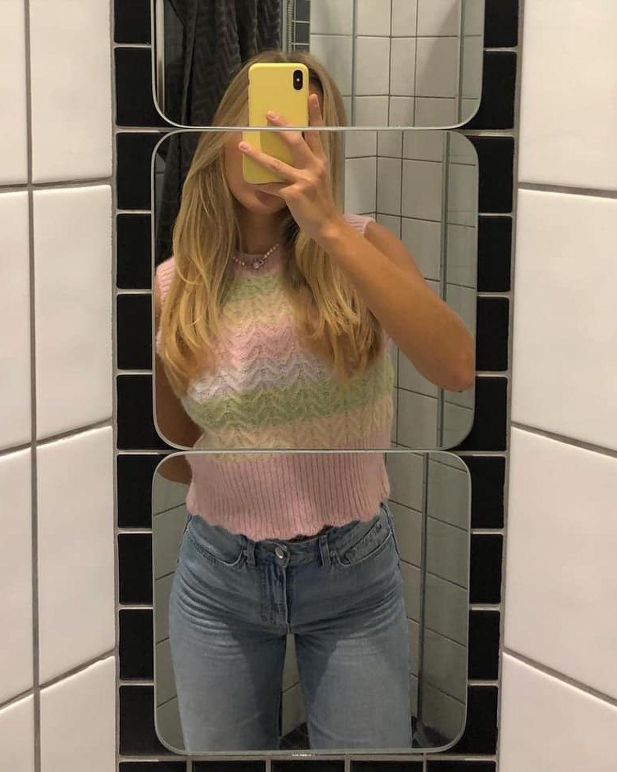 니트조끼로 수수하게💛 이미지7