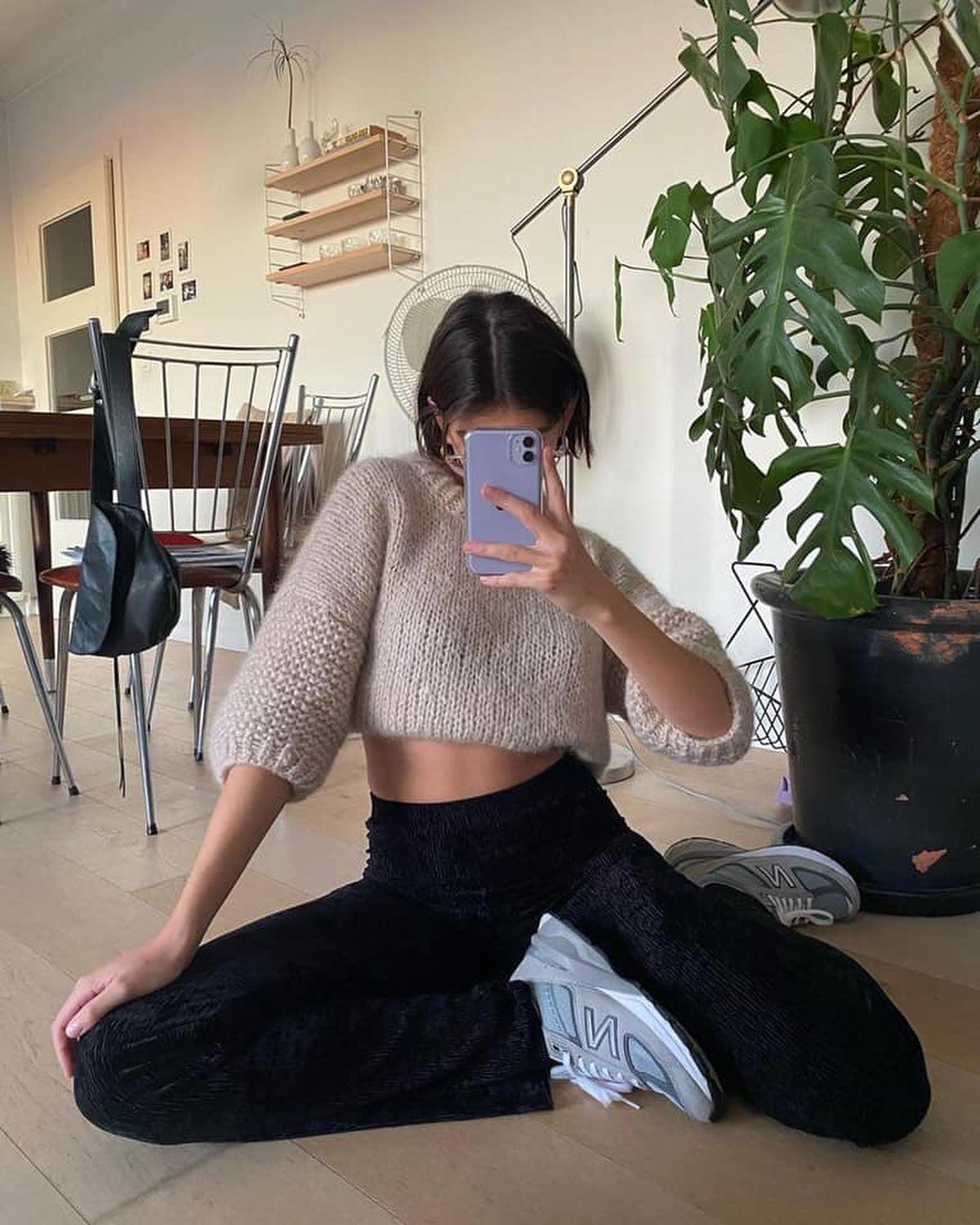 크롭니트 요렇게 입기💛🔥 이미지3