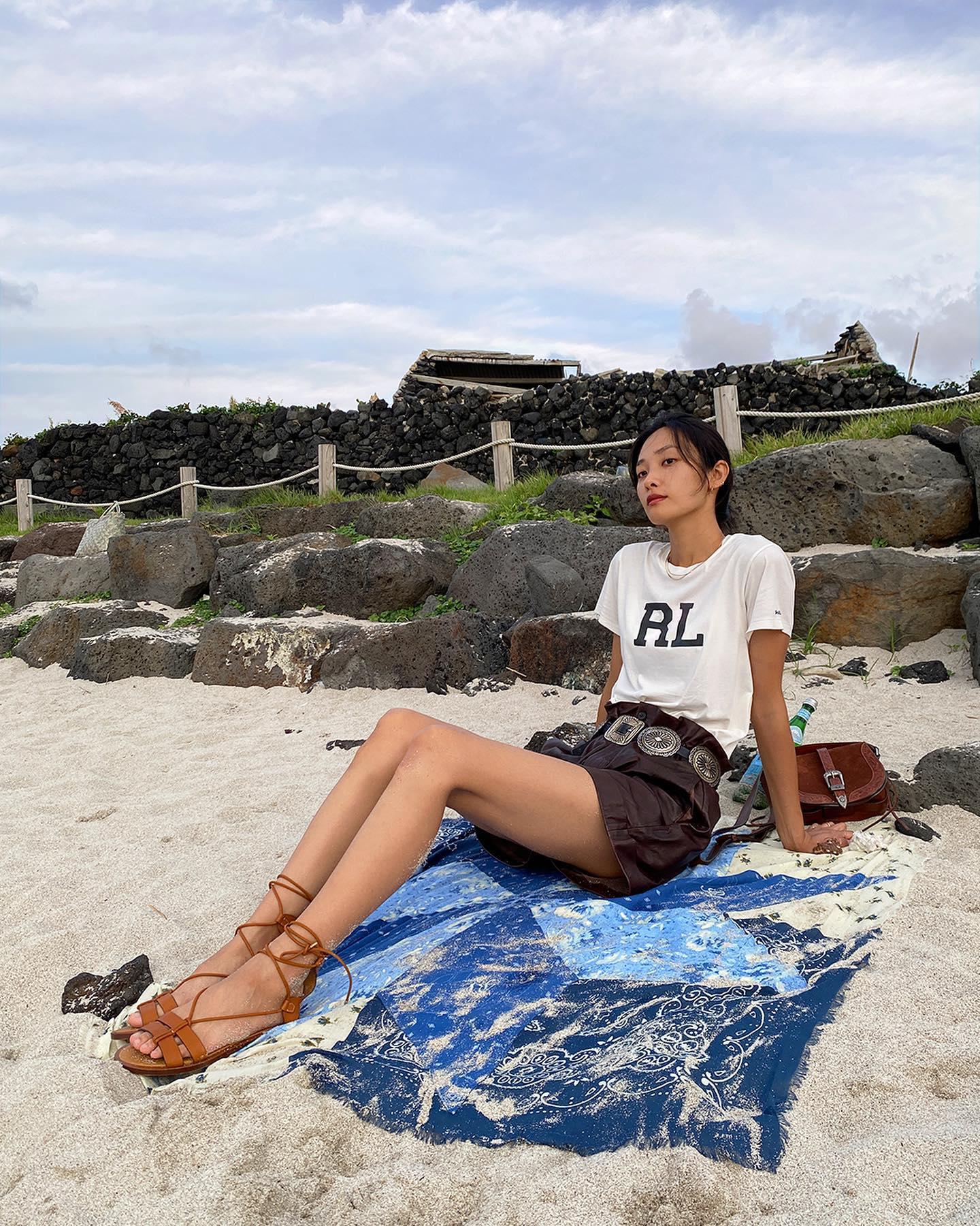 곽지영 폴로 가을룩🏇🏻🇺🇸@참고해 이미지6