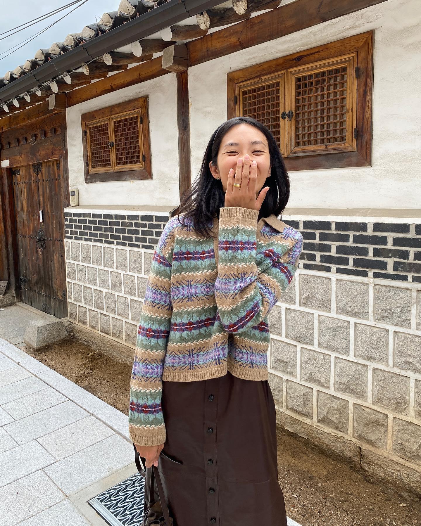 곽지영 폴로 가을룩🏇🏻🇺🇸@참고해 이미지8