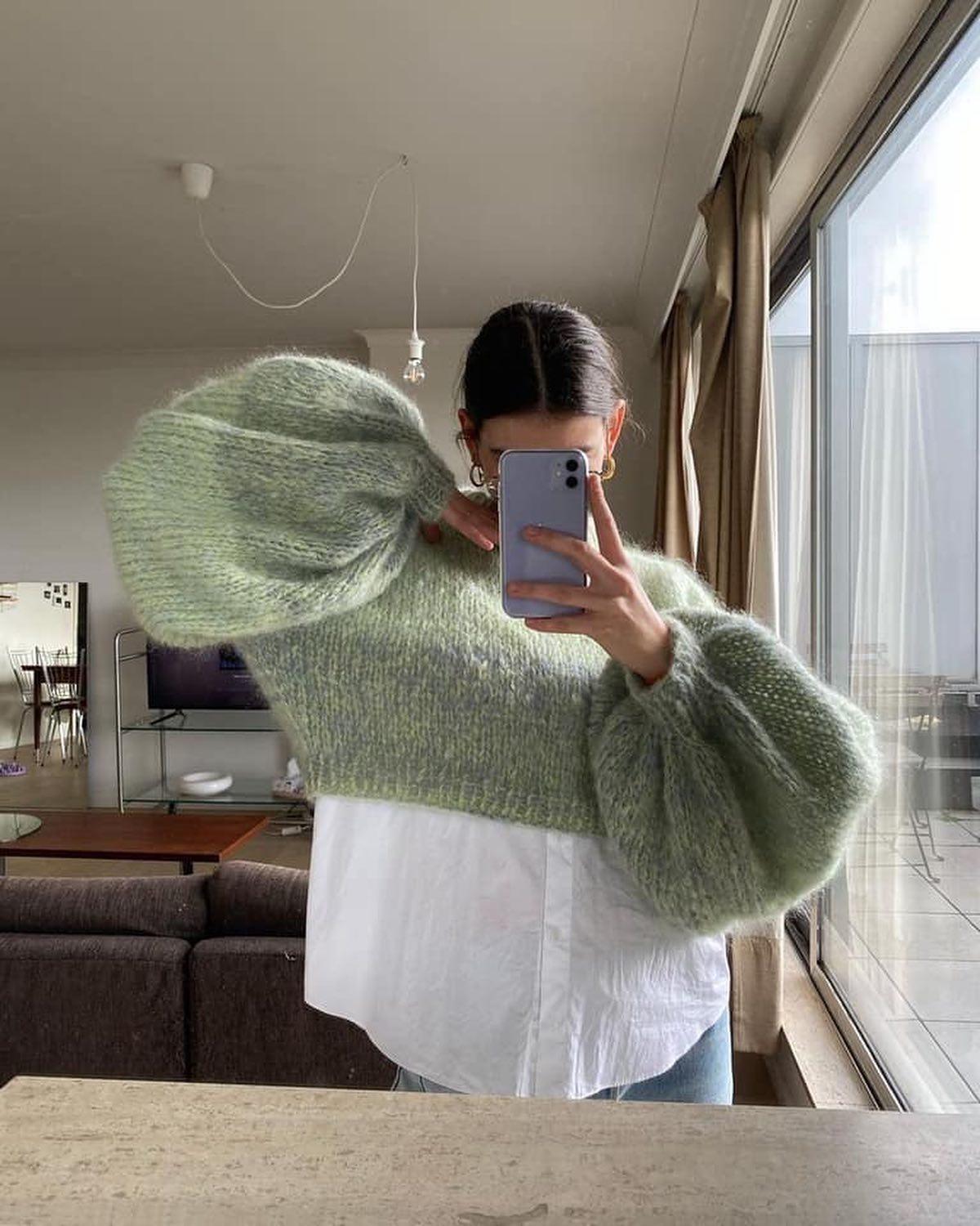 퐁실퐁실한 니트 준비🐩💚 이미지1