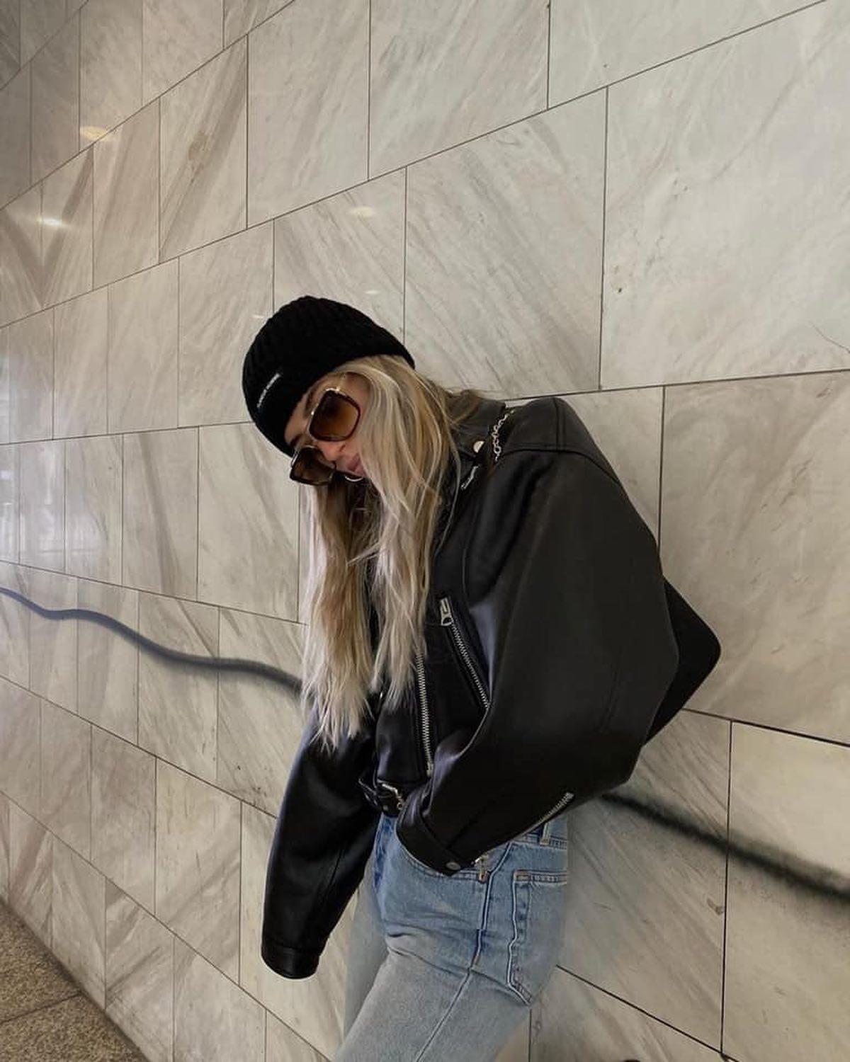 레더자켓으로 기분전환🖤🤍 이미지3