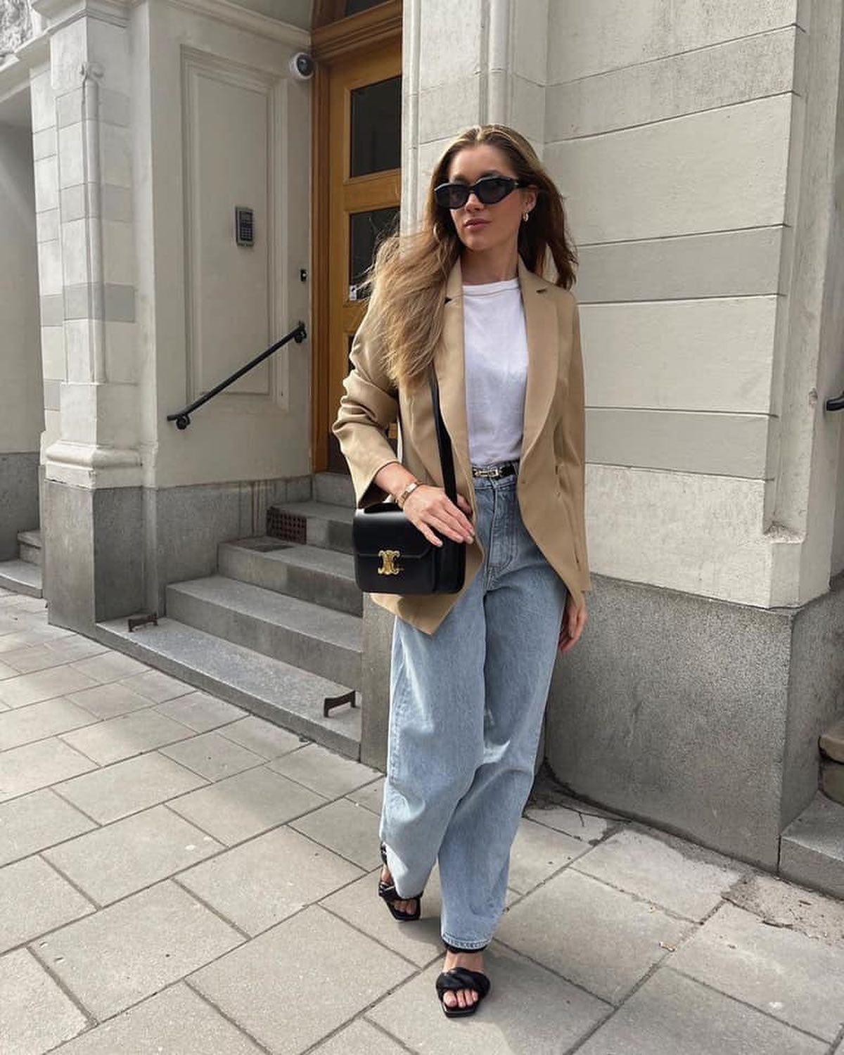 차분한 베이지 자켓 @입자🤎 이미지5