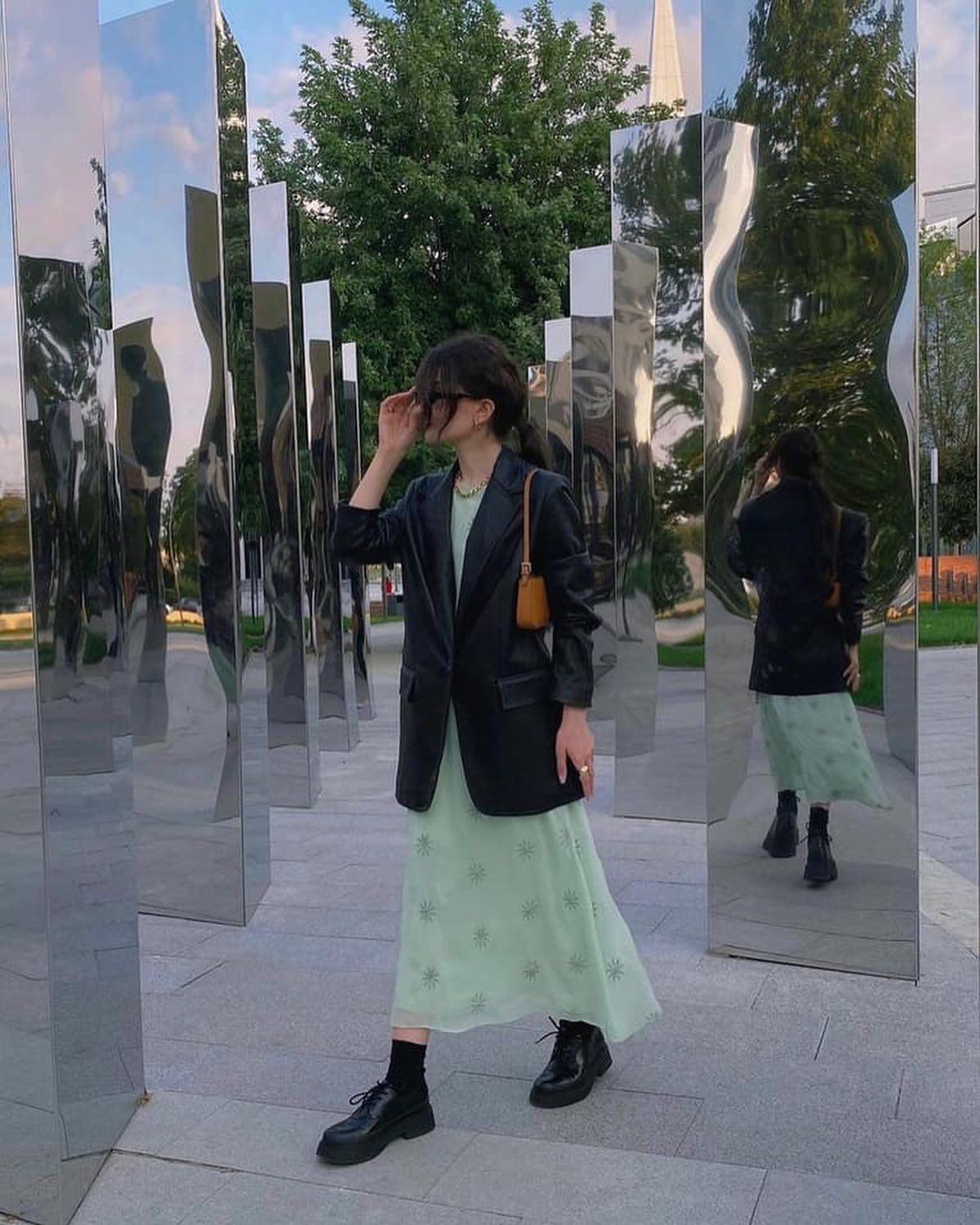 분위기 만들어주는 긴치마🤍🖤 이미지5