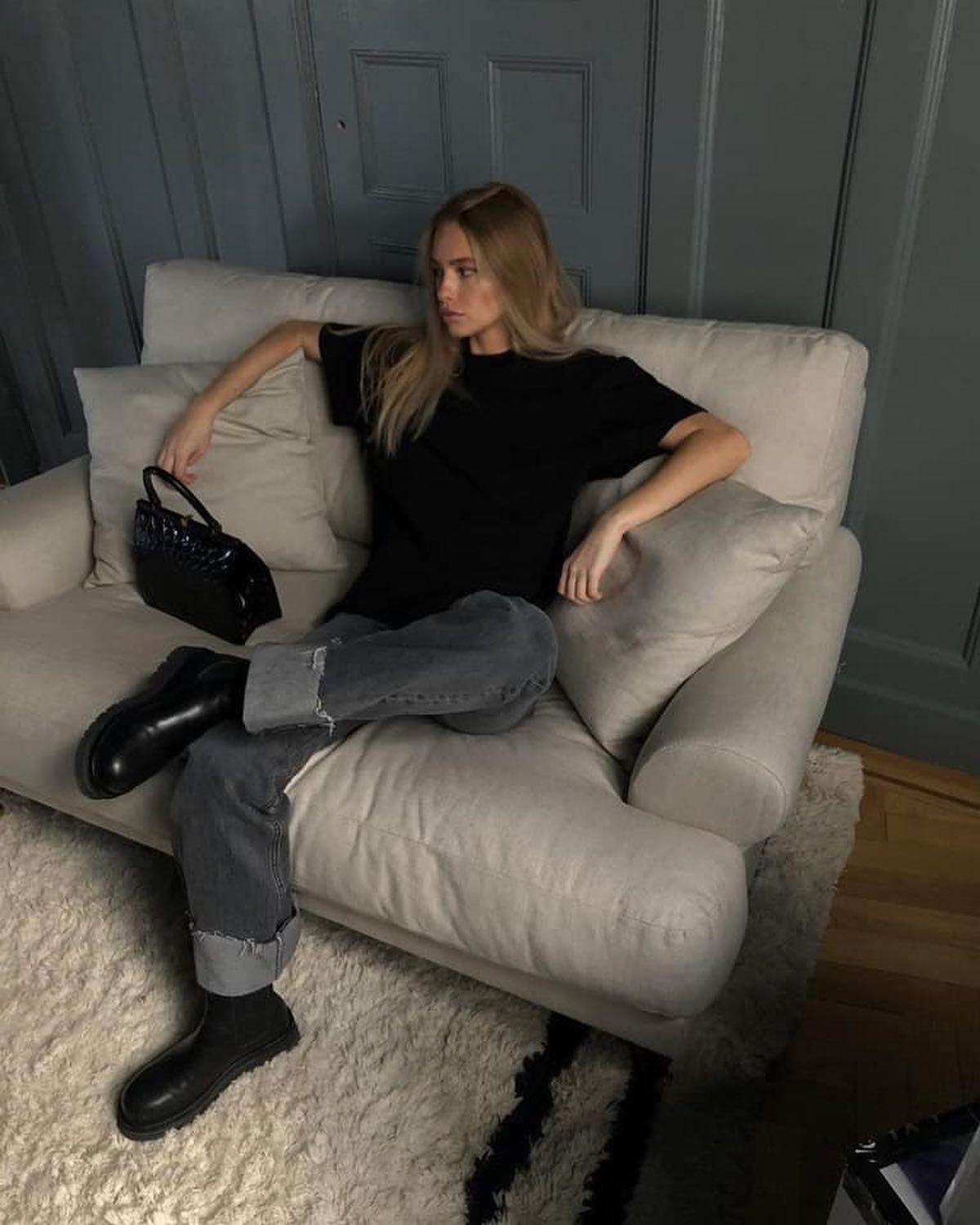 흑청으로 심플&시크🖤 이미지4