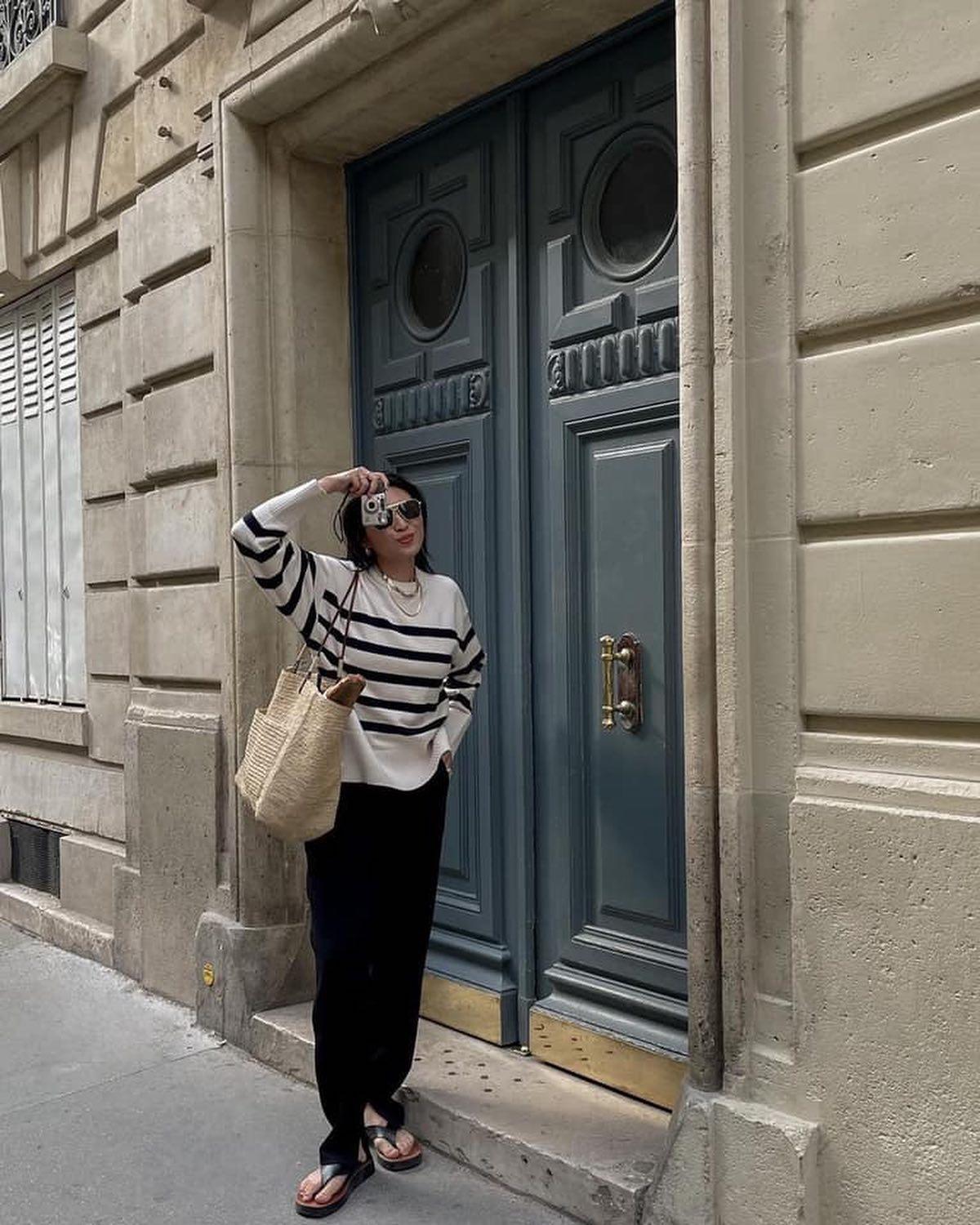 스트라이프 & 슬랙스 조합🏁🖤 이미지6