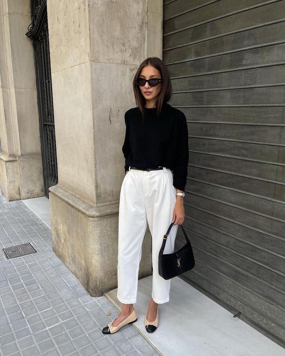 추워져도 흰색 바지💭🥛🤍 이미지2