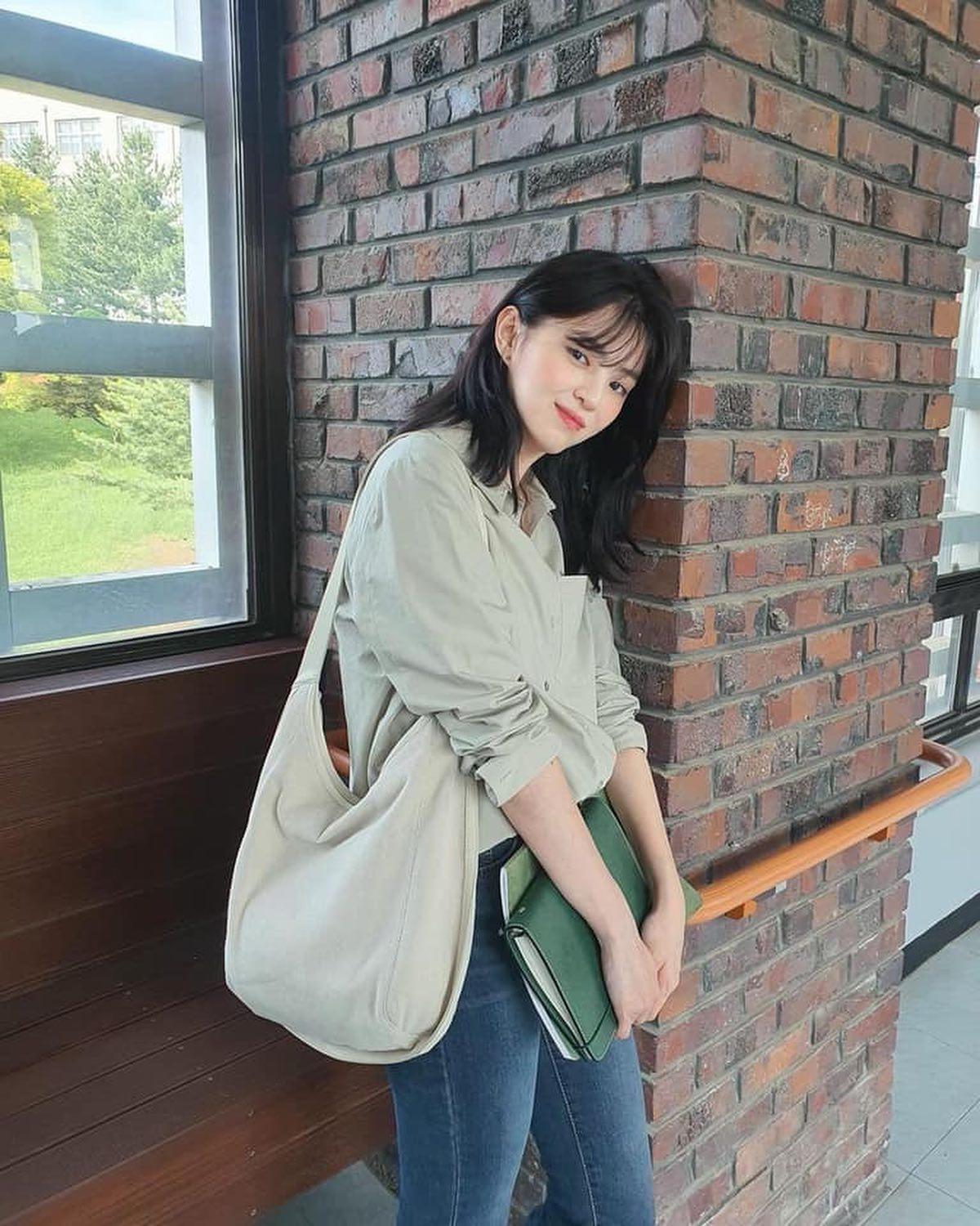 가을엔 앞머리 내리기💇🏻‍♀️ 이미지