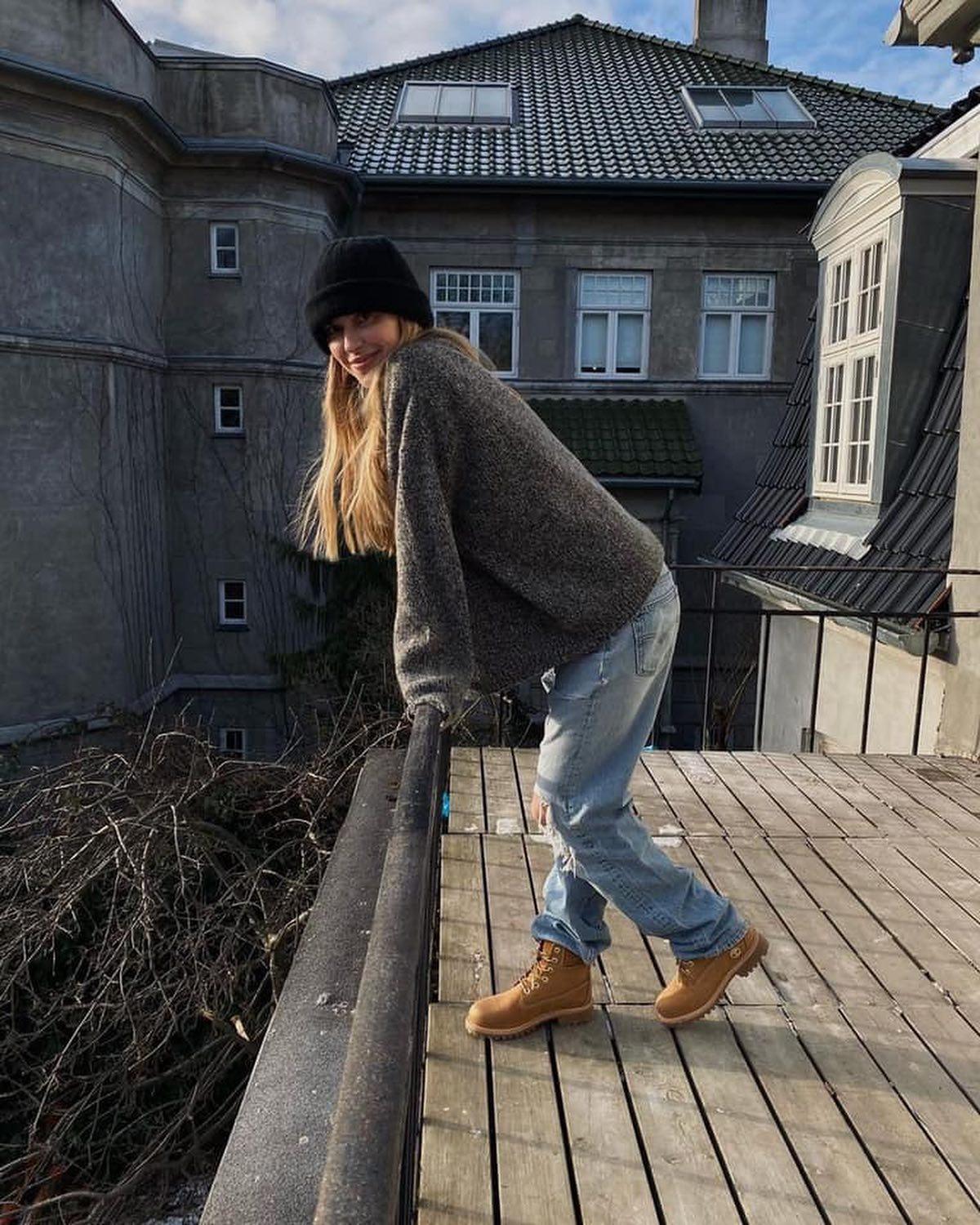 청바지에 니트는 언제나💛👖 이미지5