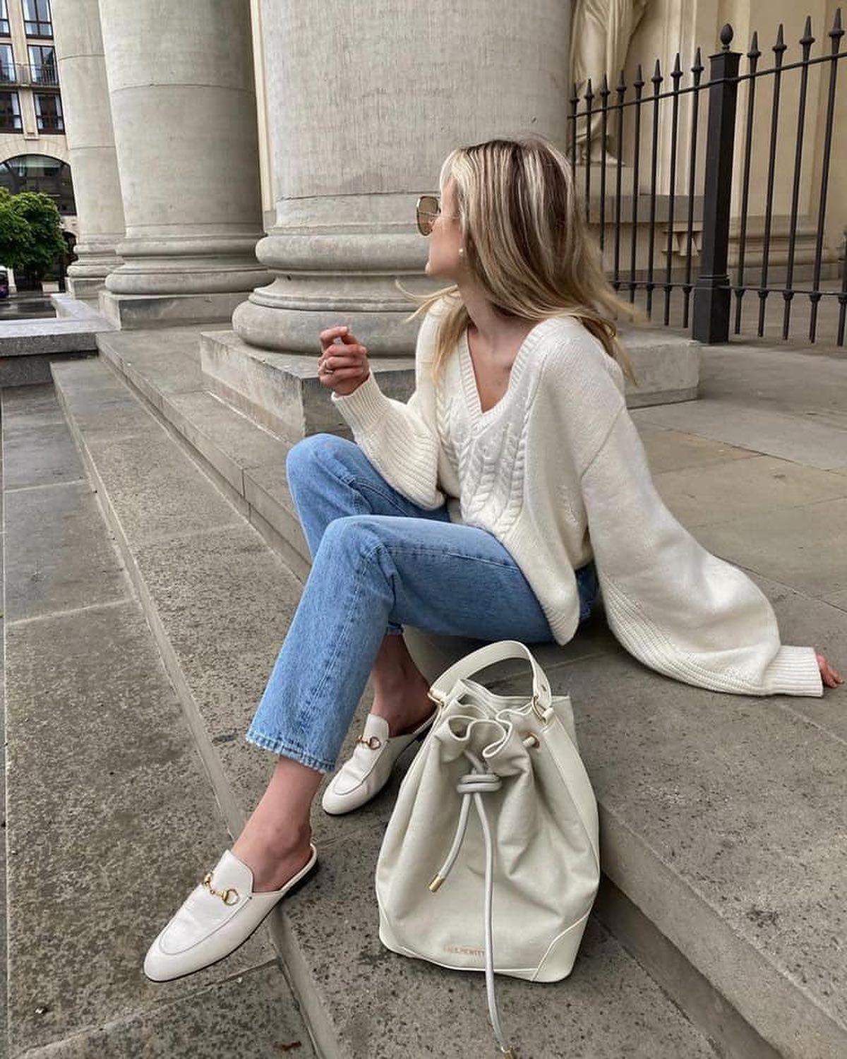 청바지에 니트는 언제나💛👖 이미지7