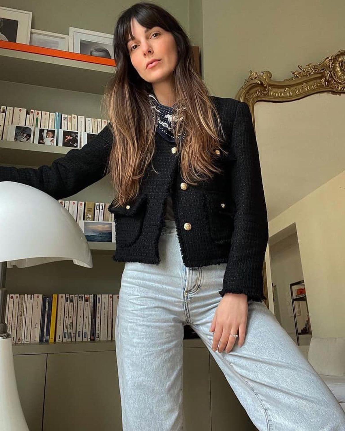 트위드 자켓 요렇게@어때💖🖤 이미지5