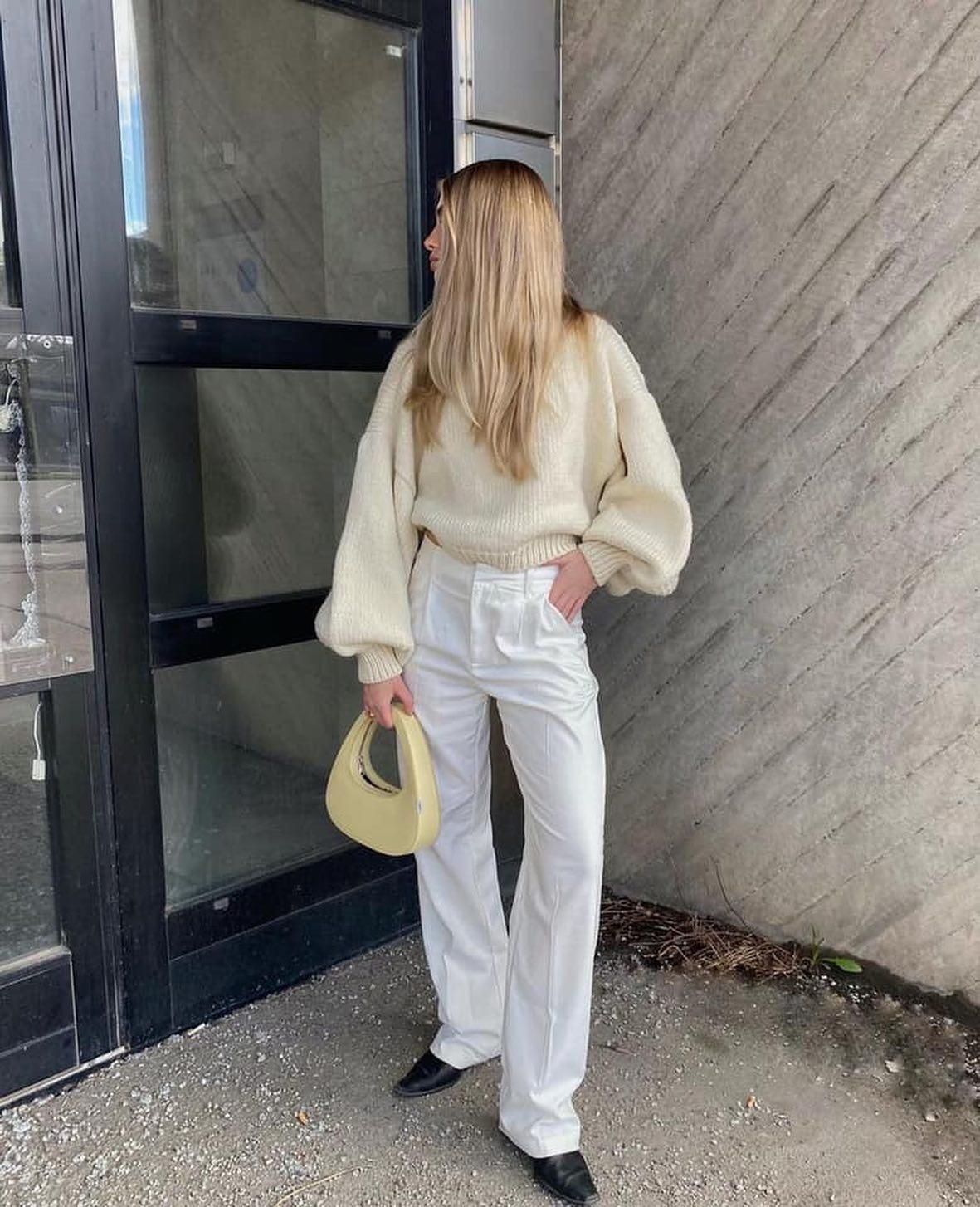 다음주엔 흰색 바지 코디🤍💭 이미지