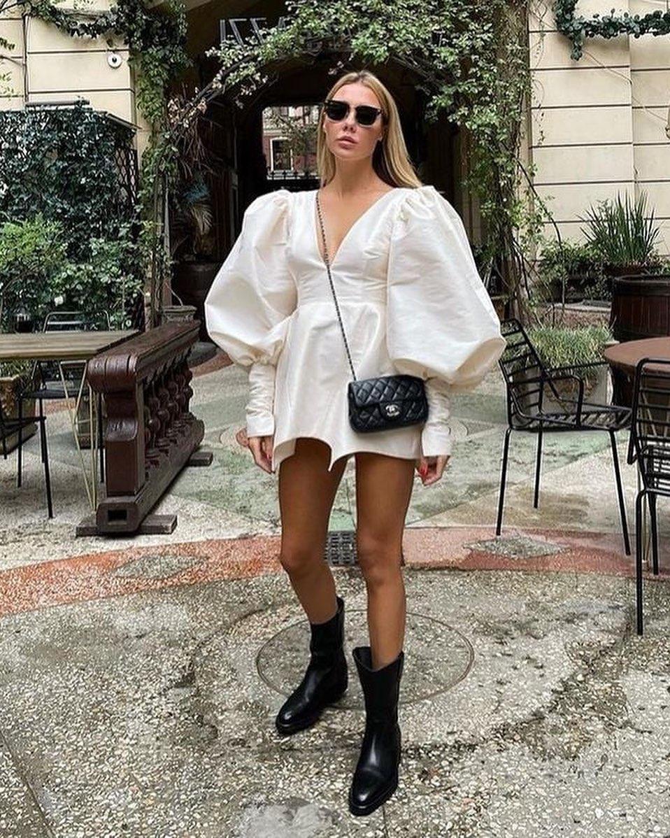 간절기에도 화이트 원피스🤍 이미지3