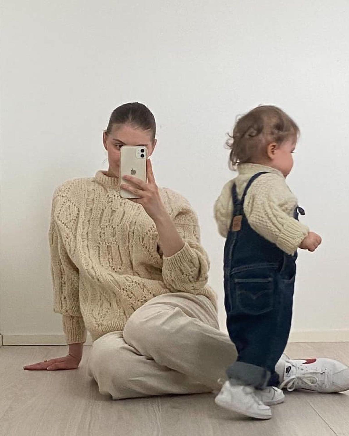 아기랑 엄마랑 커플룩👶🏻💜🤍 이미지2