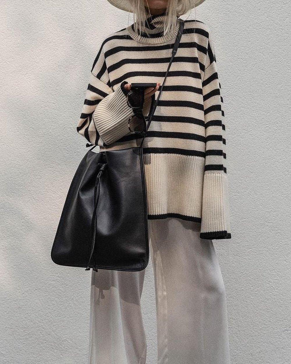 가을 스트라이프 니트모음🖤🤍 이미지4