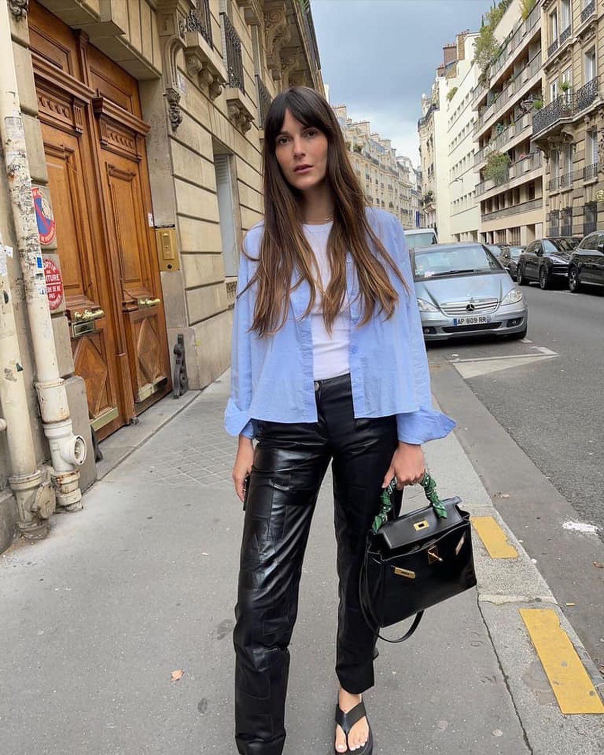 찐패피템👏🏻 가죽 바지🖤✨ 이미지3