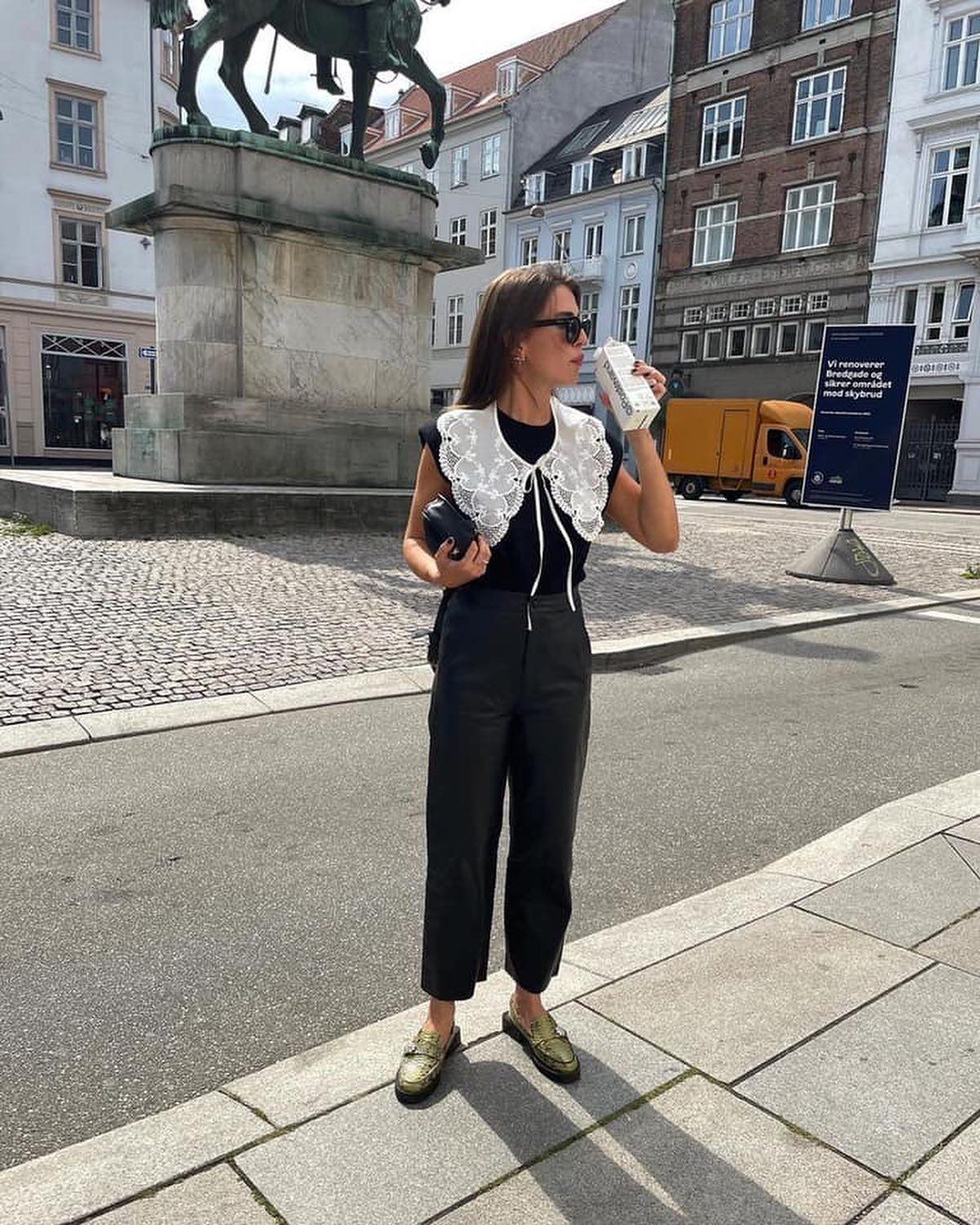 찐패피템👏🏻 가죽 바지🖤✨ 이미지5