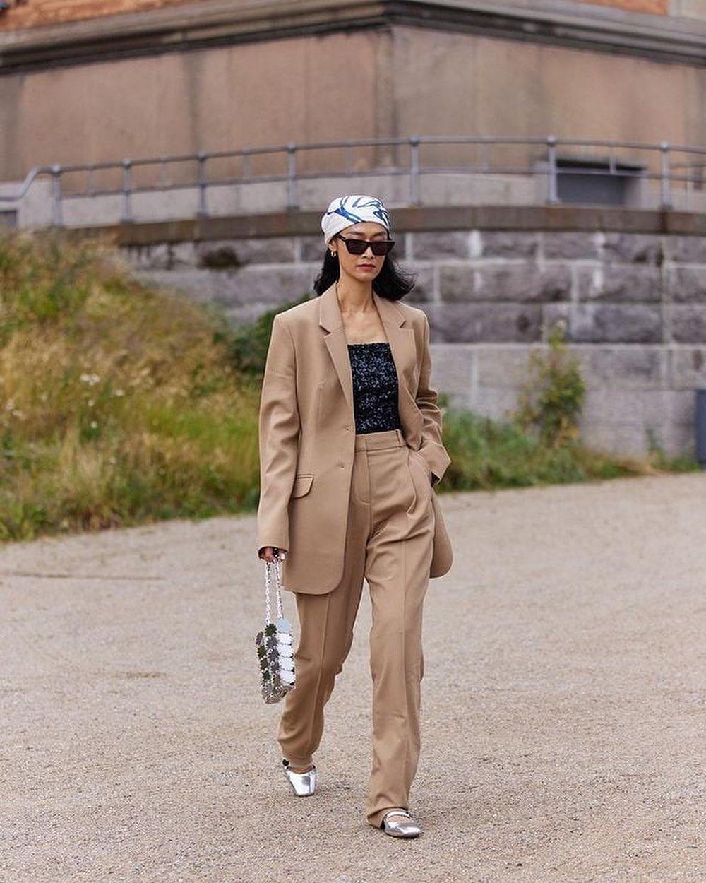 스카프로 가을헤어 연출하기🧕🏻🧐 이미지3