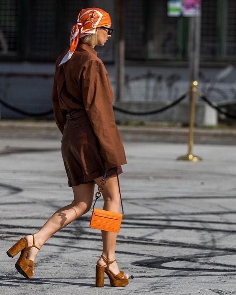 스카프로 가을헤어 연출하기🧕🏻🧐 이미지4