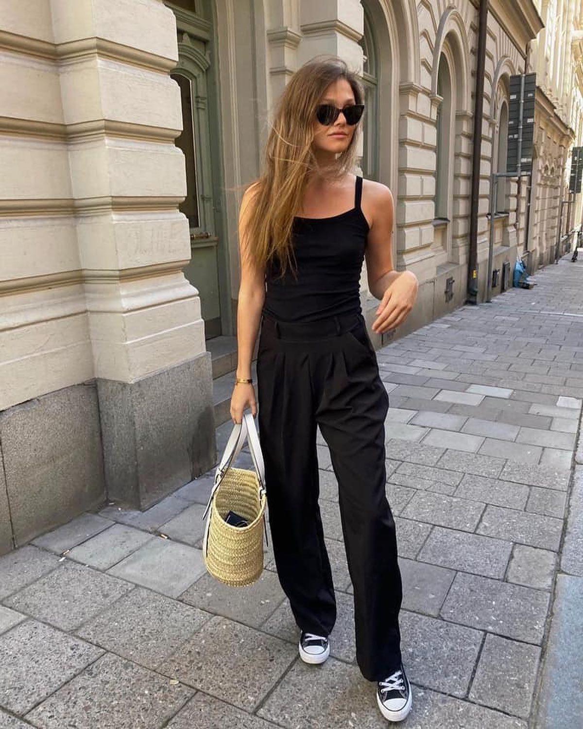 블랙블랙한 슬랙스룩🖤 이미지5