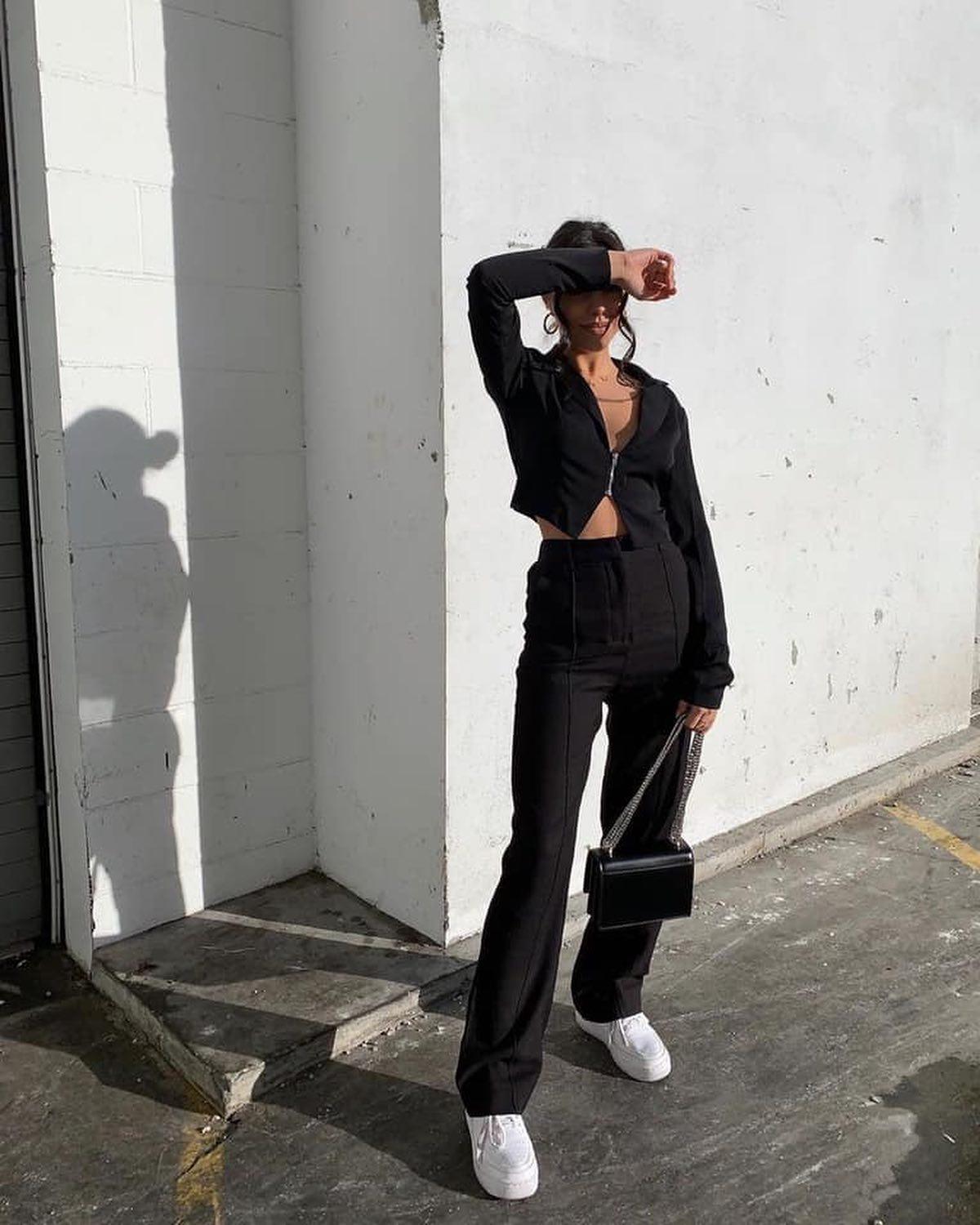 블랙블랙한 슬랙스룩🖤 이미지6