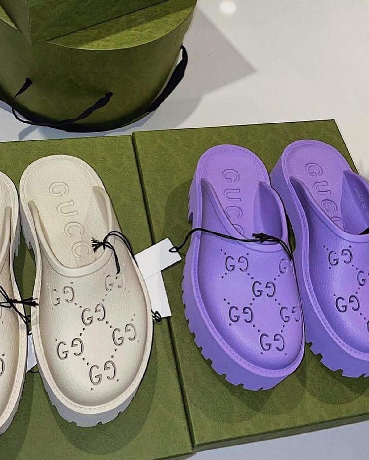 @구찌 크록스 버전💜💚 이미지6