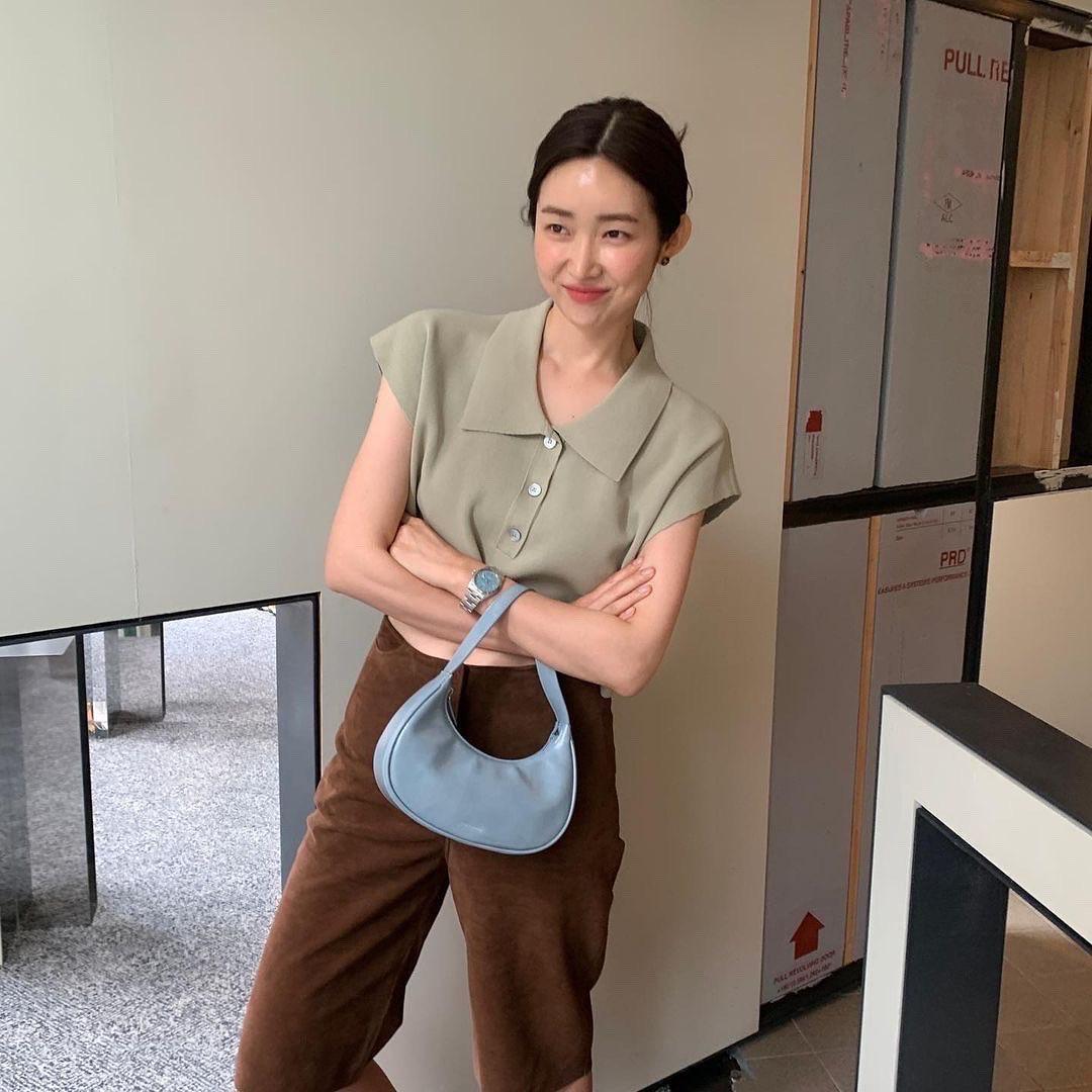여름에 들기좋아😍👛반달 미니백 이미지4