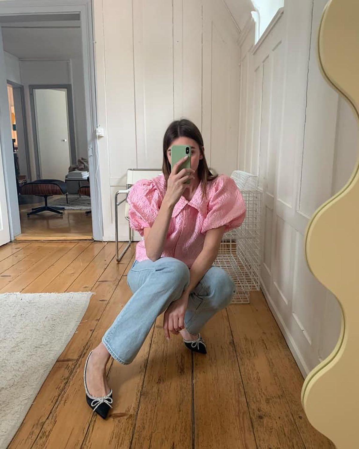 귀엽게💘🤍퍼프 블라우스😘 이미지4