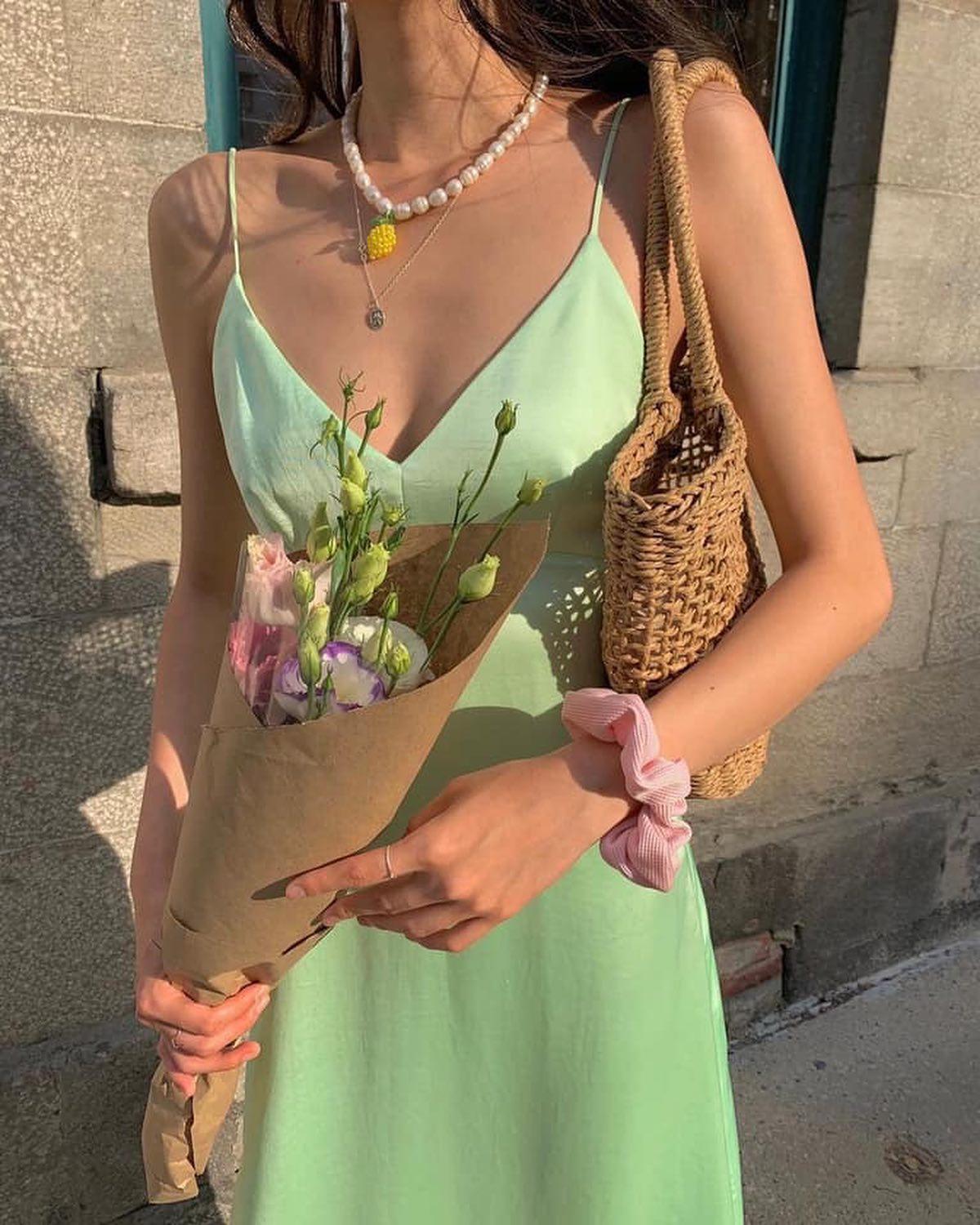 귀엽게 포인트💘🐚진주목걸이 이미지
