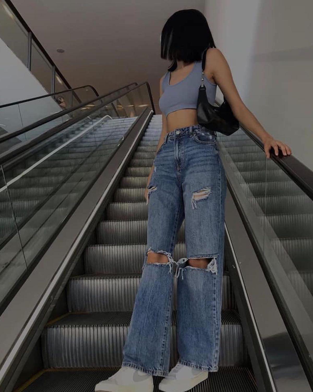 여름느낌🔥👖찢청 코디👊🏻 이미지5