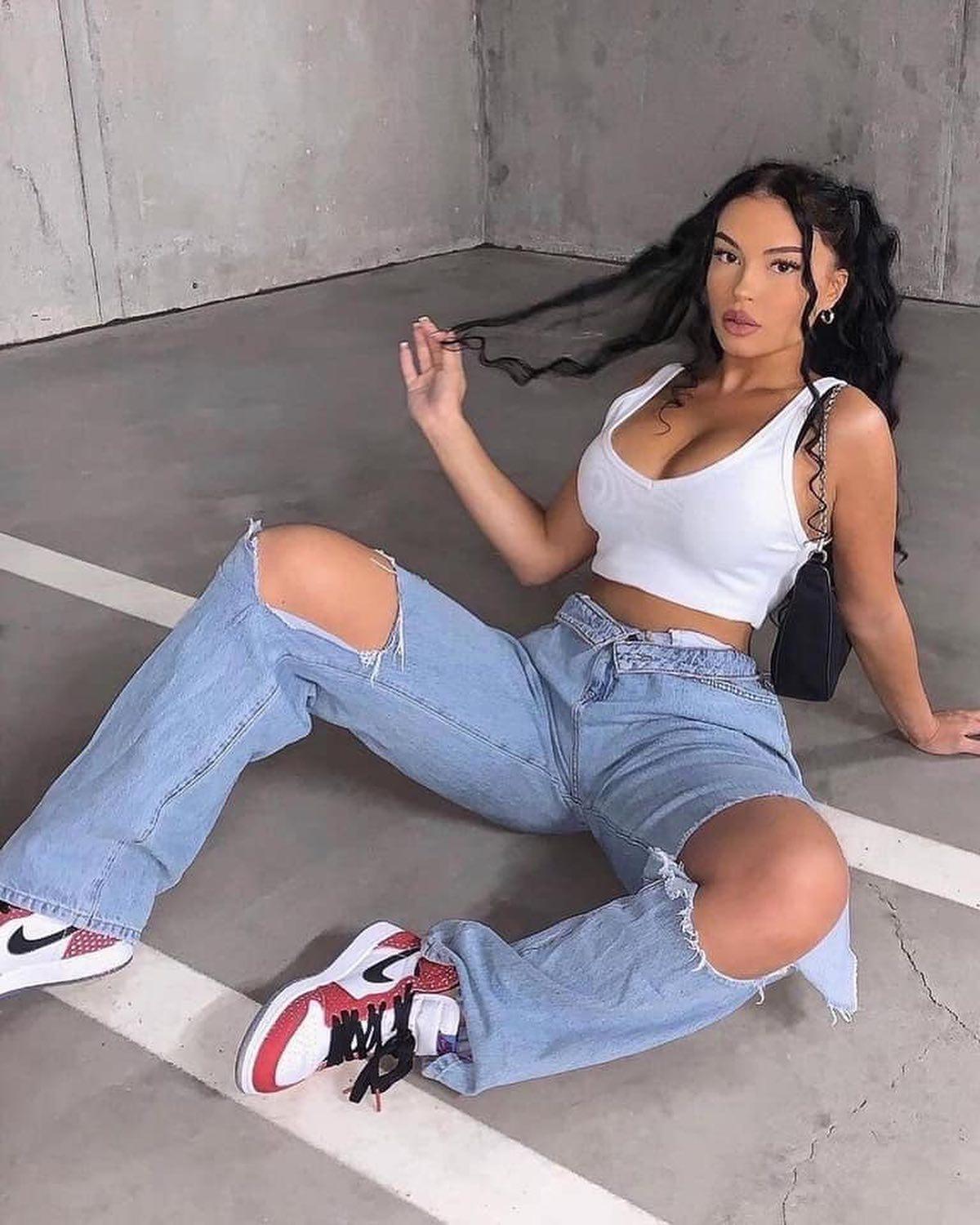 여름느낌🔥👖찢청 코디👊🏻 이미지6