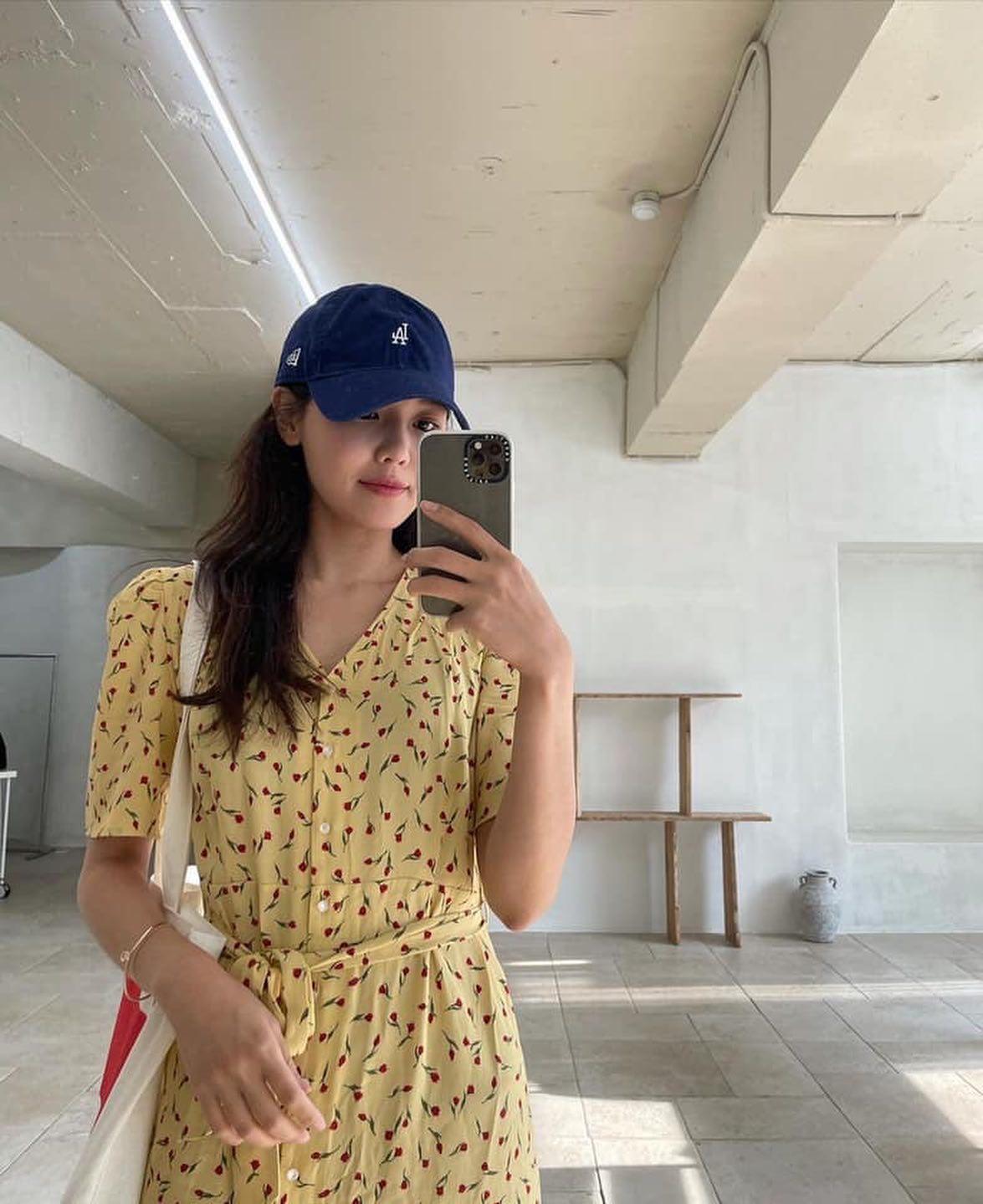 원피스에 모자 조합🧢💗 이미지