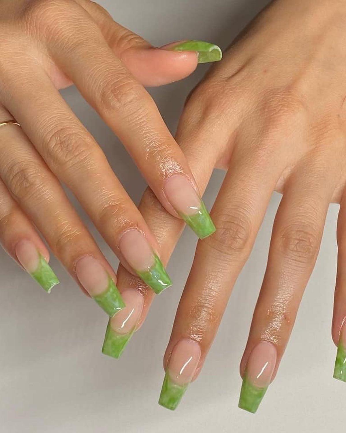 여름엔 상큼한 그린네일🌿💅🏼 이미지2