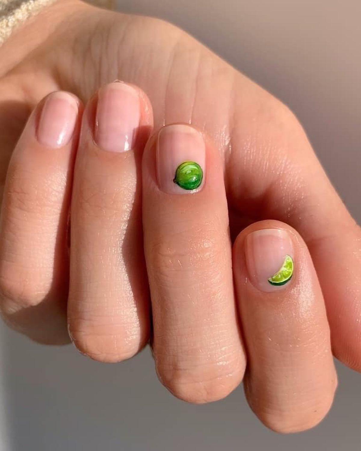 여름엔 상큼한 그린네일🌿💅🏼 이미지7