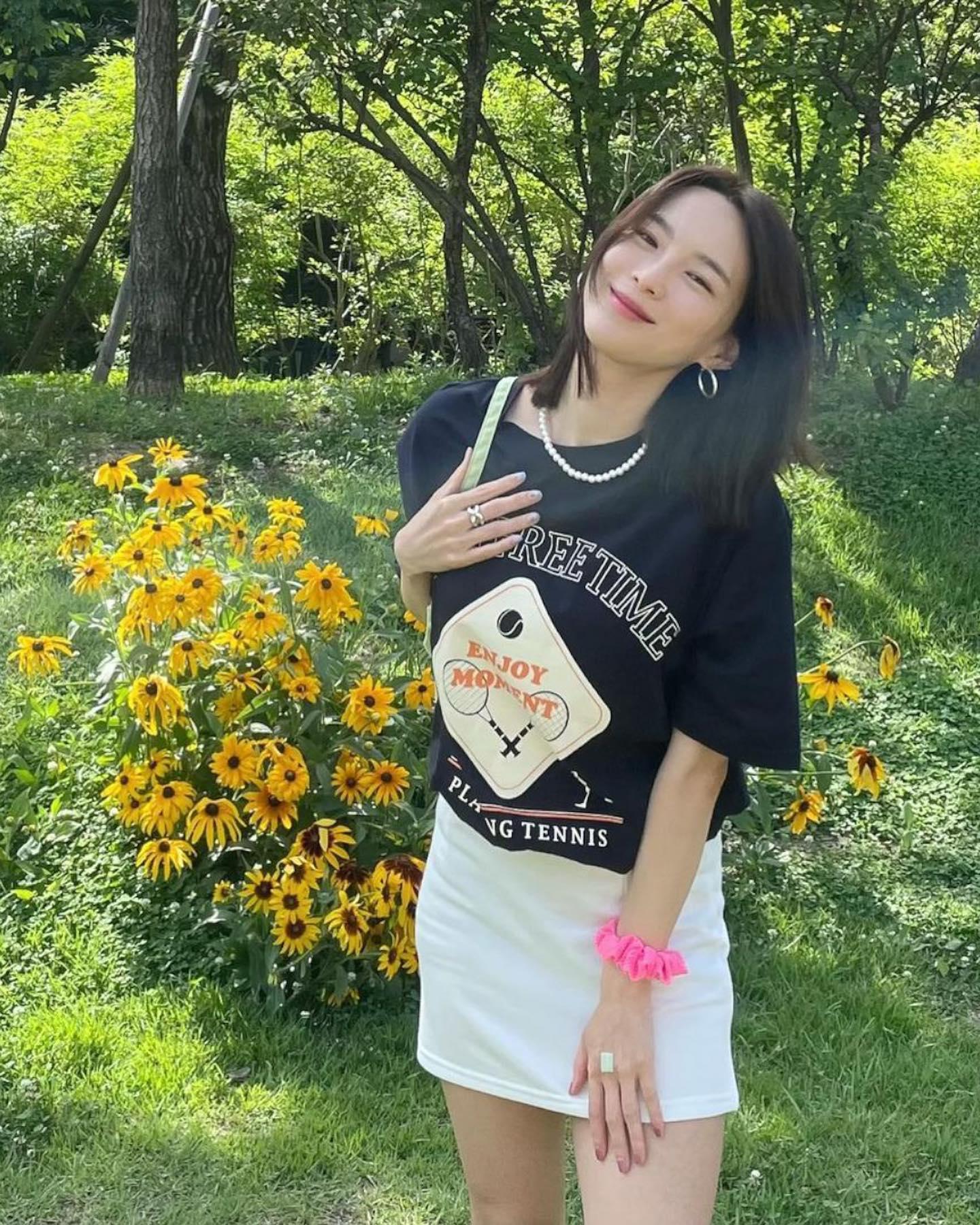 반팔티 여름 코디법💚💜@참고용 이미지4