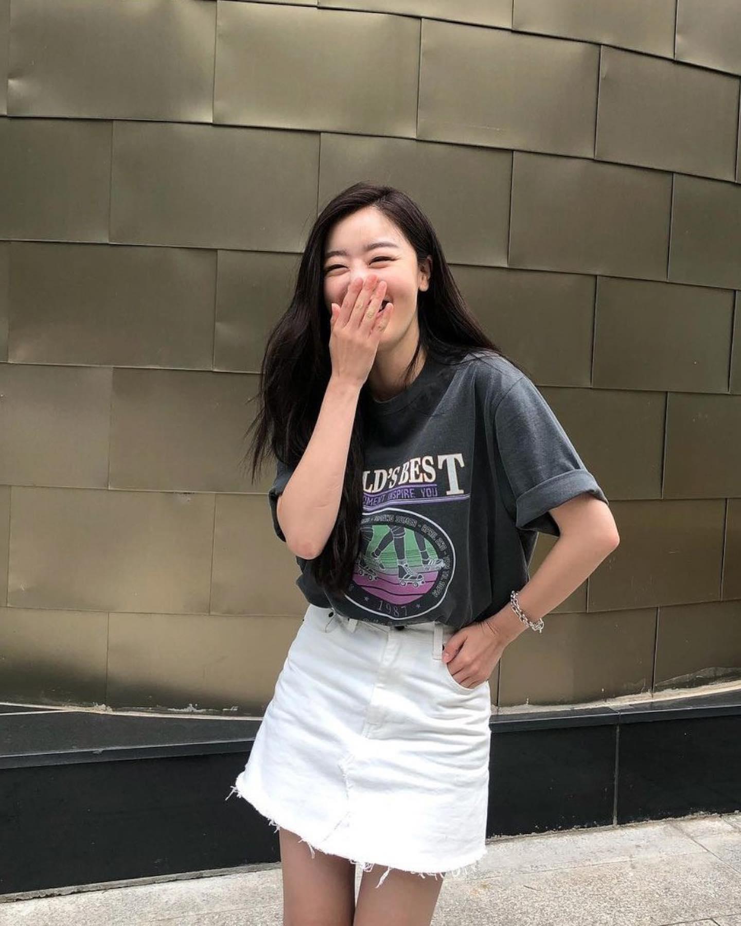 반팔티 여름 코디법💚💜@참고용 이미지6