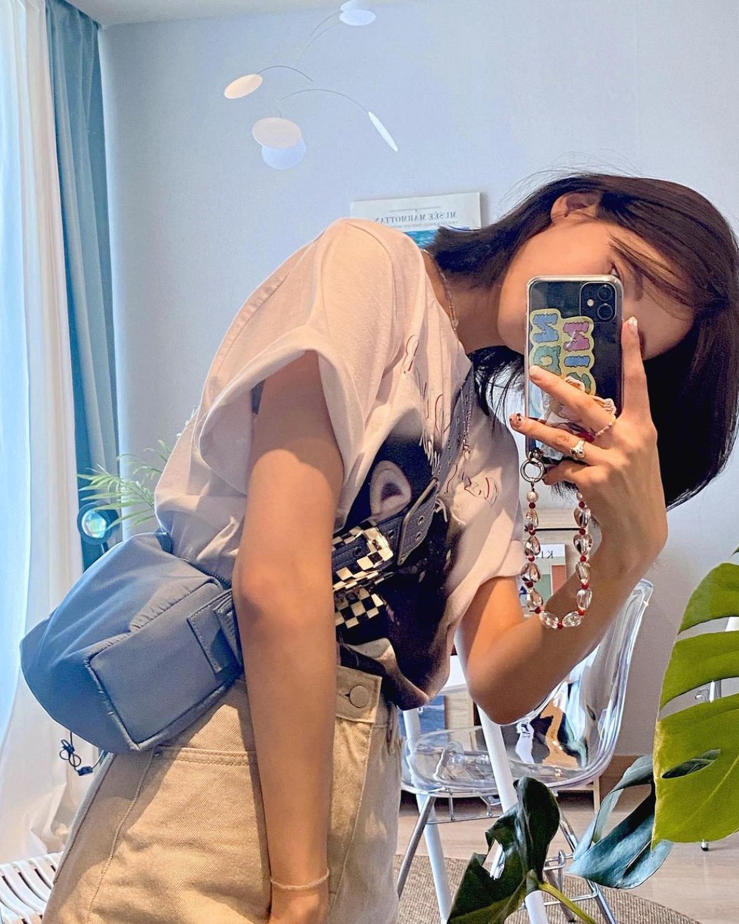 반팔티 여름 코디법💚💜@참고용 이미지8