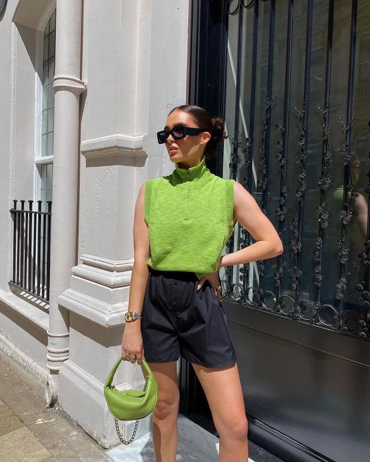 산뜻한 연두색 숄더백🍏💚 이미지2