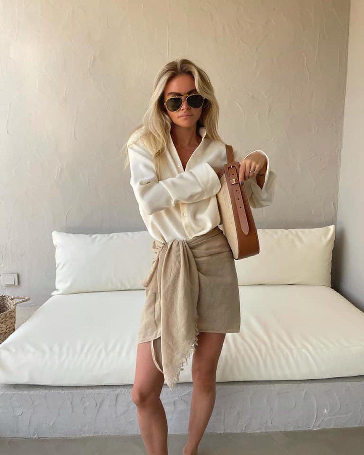 여름 셔츠 코디법👔🤍🖤 이미지7