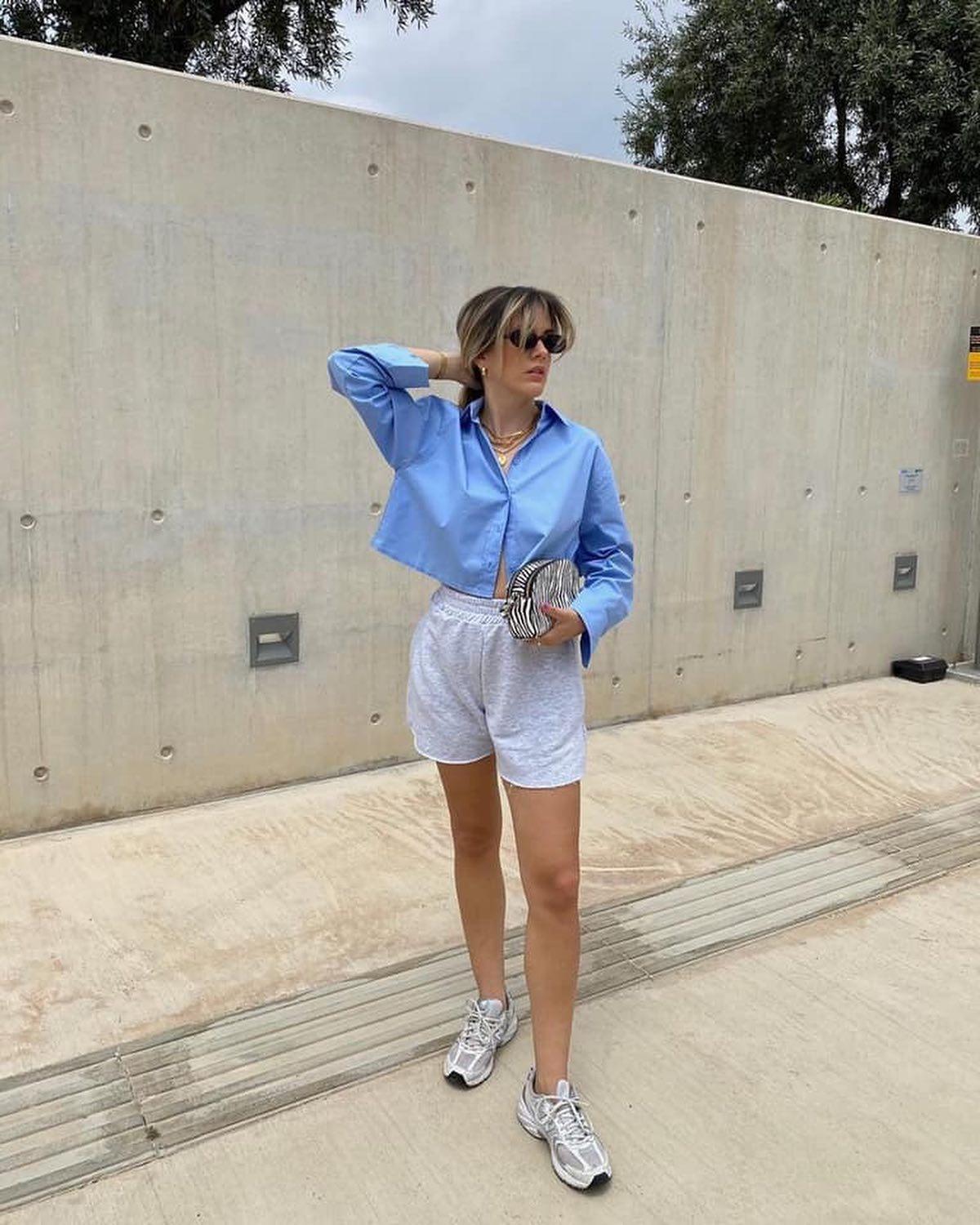 요새 유행🧡🤍셔츠에 밴딩바지 이미지2