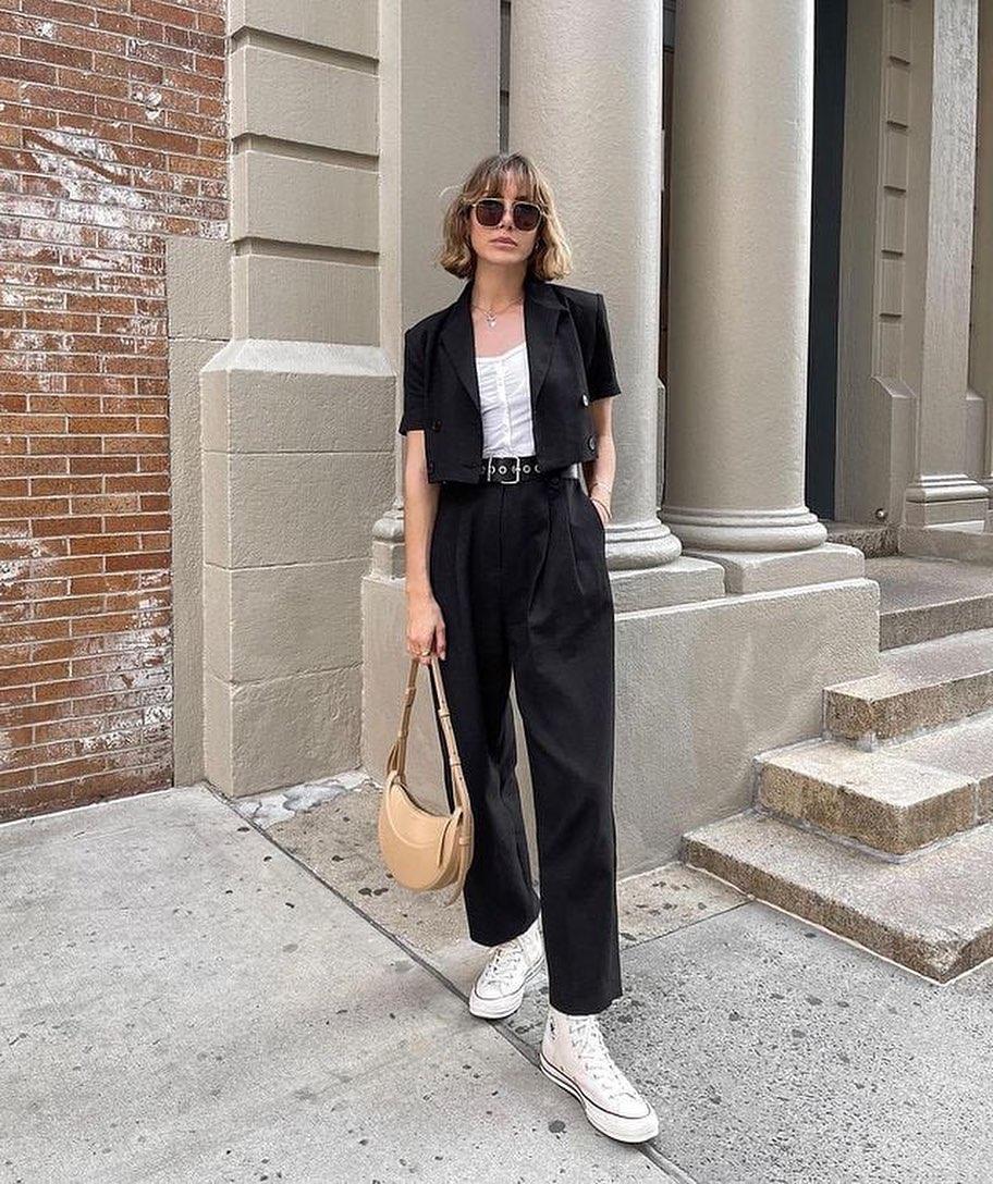 크롭 블레이저 도전😎🤵🏻♀️ 이미지1