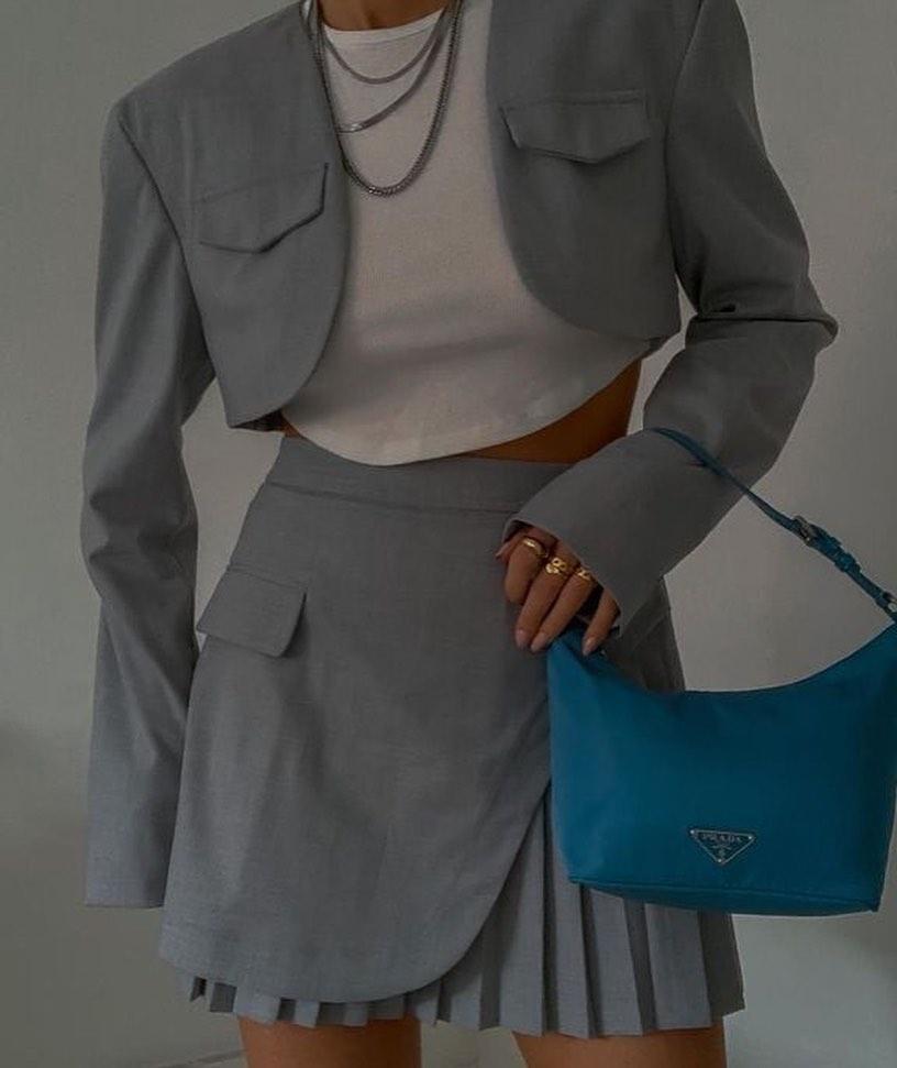 크롭 블레이저 도전😎🤵🏻♀️ 이미지3